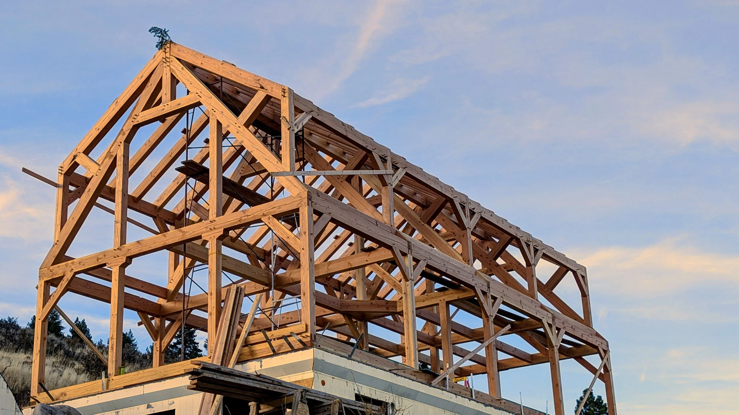 A Timber Framed Home in Reno, NV