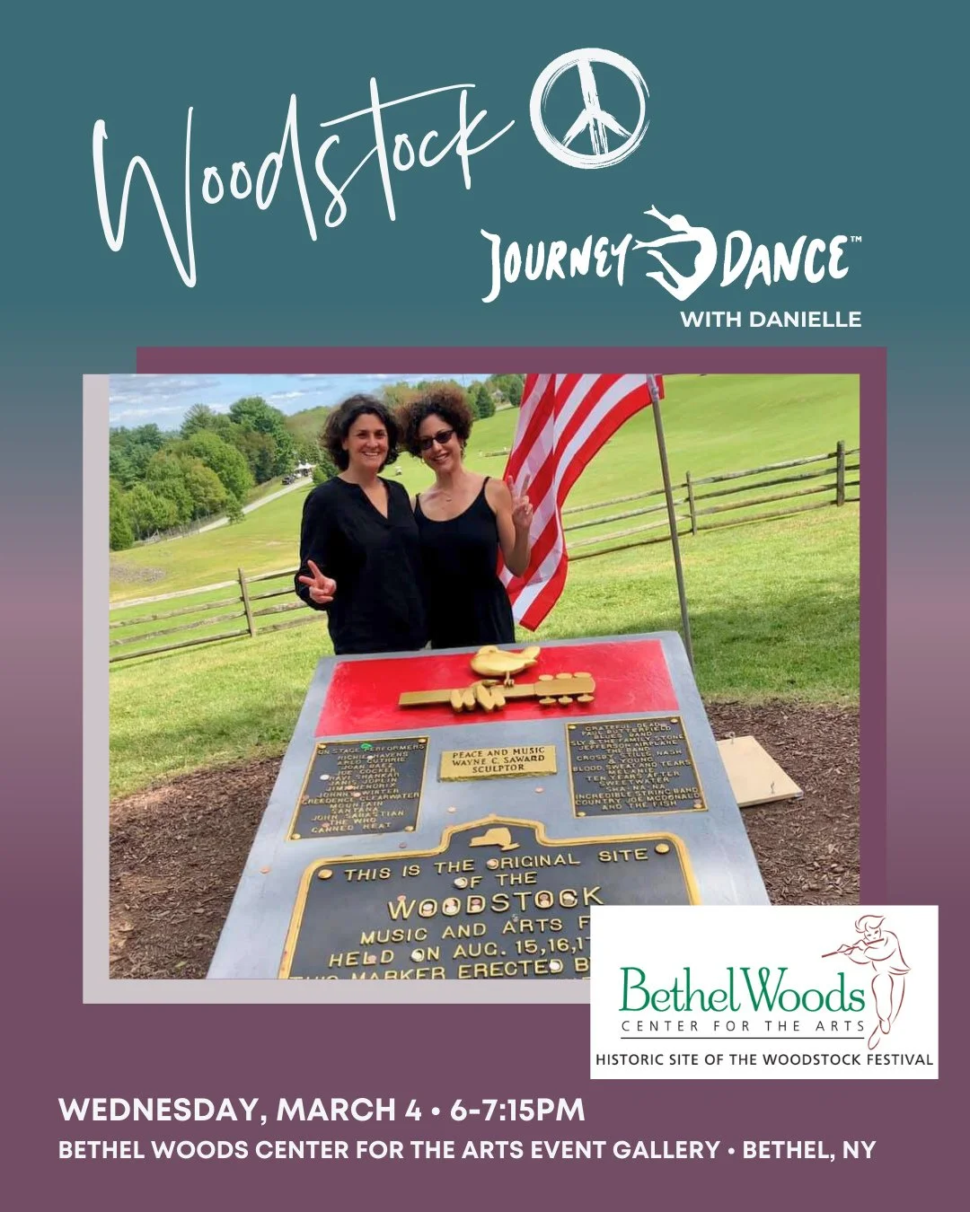 Dance Like It&rsquo;s 1969 ✌️ LIVE at Bethel Woods

In August 1969, half a million people gathered in a field in Bethel, NY &mdash; drawn by what was billed as &ldquo;An Aquarian Experience: 3 Days of Peace and Music.&rdquo;

But they weren&rsquo;t j