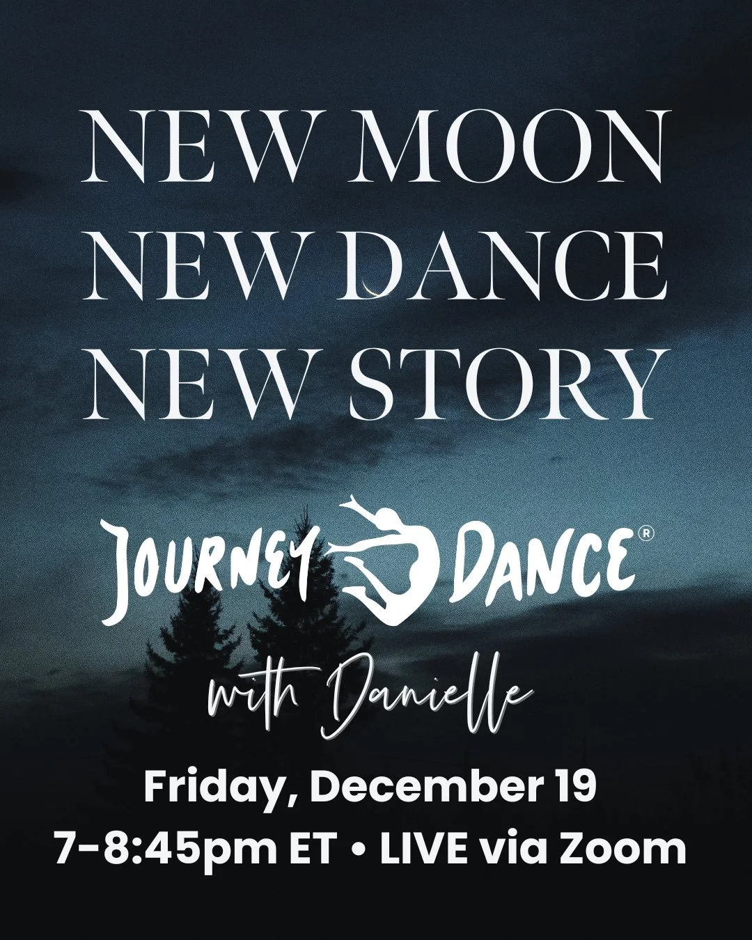 🌑 Friday, December 19 &mdash; New Moon in Sagittarius Ceremony + JourneyDance&reg;⁠
⁠
This isn&rsquo;t just about setting intentions. It&rsquo;s a cosmic invitation to align with your truth. ⁠
⁠
The final New Moon of the year arrives in Sagittarius 