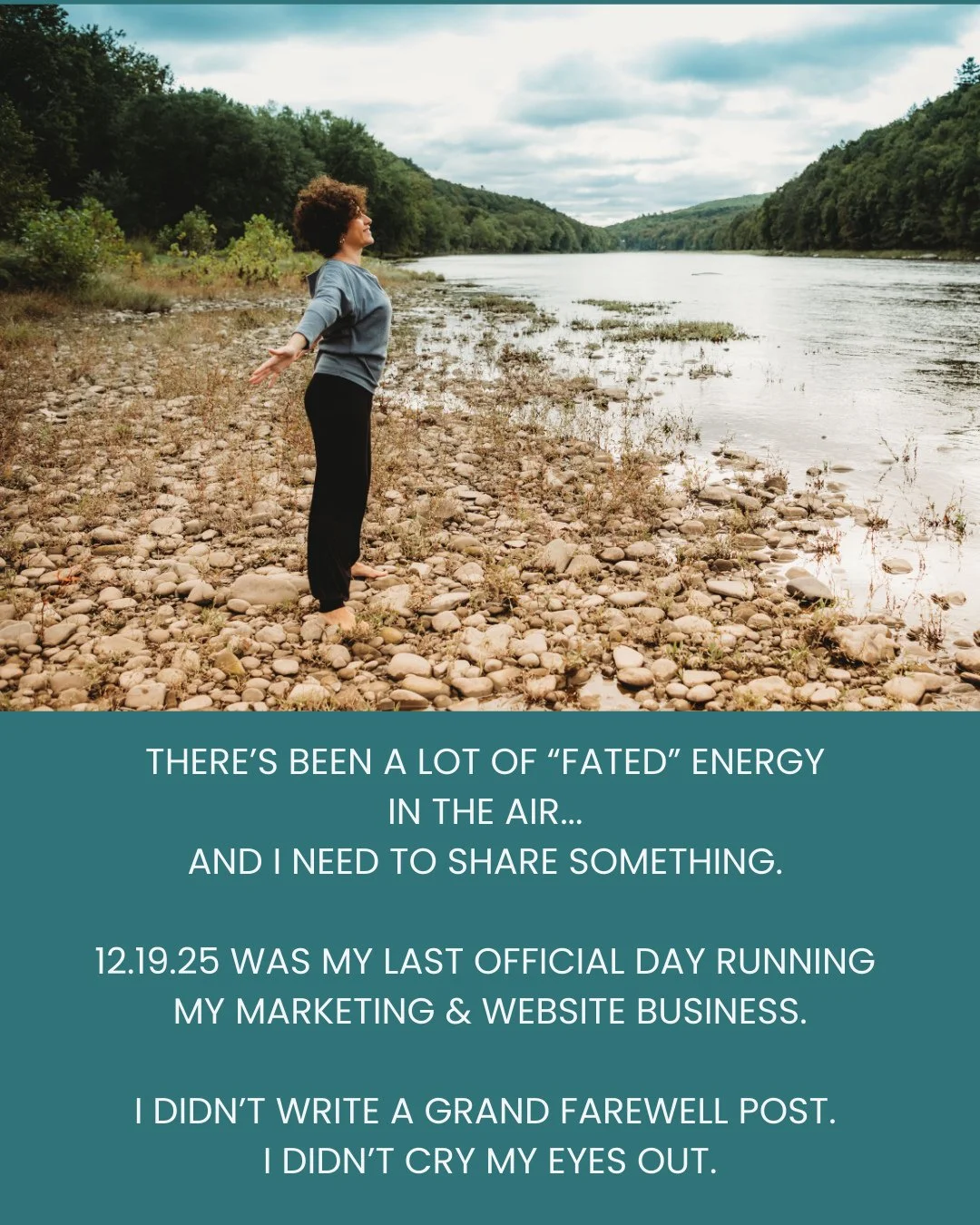 Sometimes the bravest decision isn&rsquo;t dramatic.⁠
⁠
It&rsquo;s quiet.⁠
⁠
It looks like choosing relief over recognition.⁠
Alignment over familiarity.⁠
Truth over identity.⁠
⁠
I didn&rsquo;t close a business because I failed.⁠
⁠
I closed it becaus