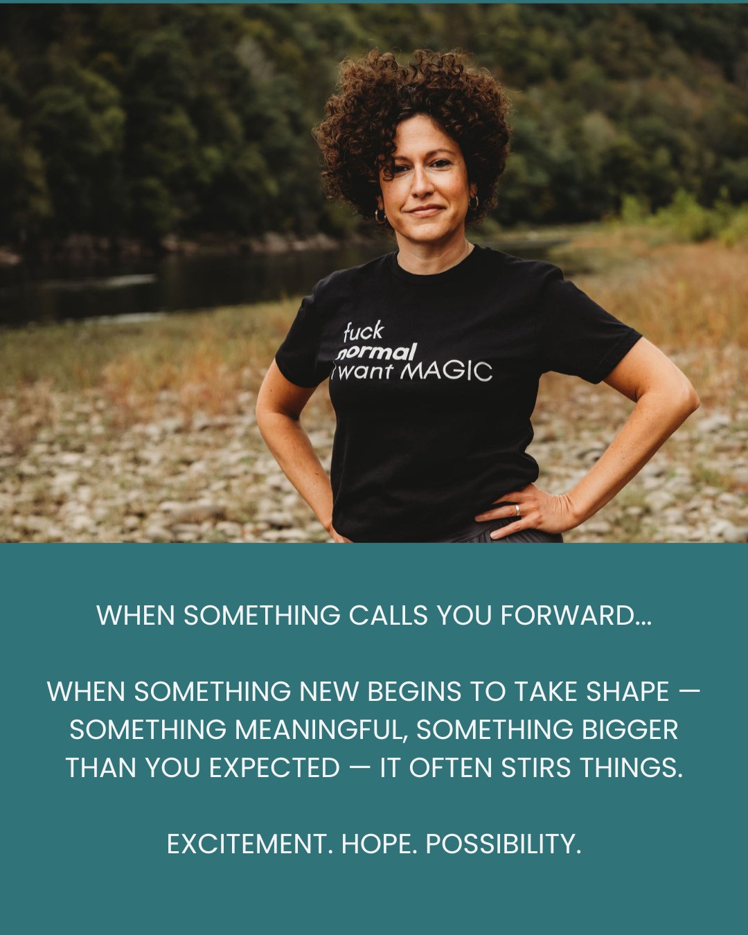 Growth doesn&rsquo;t always feel calm.⁠
⁠
Sometimes it feels like activation.⁠
⁠
Like your body lighting up at the same time your mind is asking, &ldquo;Are you sure?&rdquo;⁠
⁠
I&rsquo;ve learned not to mistake that sensation for danger.⁠
⁠
Expansion