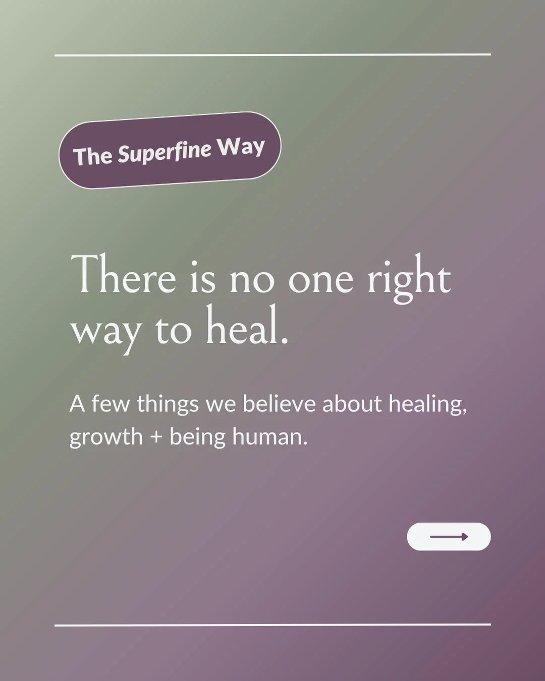 There are a lot of messages about what healing is *supposed* to look like.

Do the work.

Use the tools.

Set the boundary.

Regulate your nervous system.

Heal the pattern.

Keep growing.

But we don&rsquo;t believe healing is something you can do p
