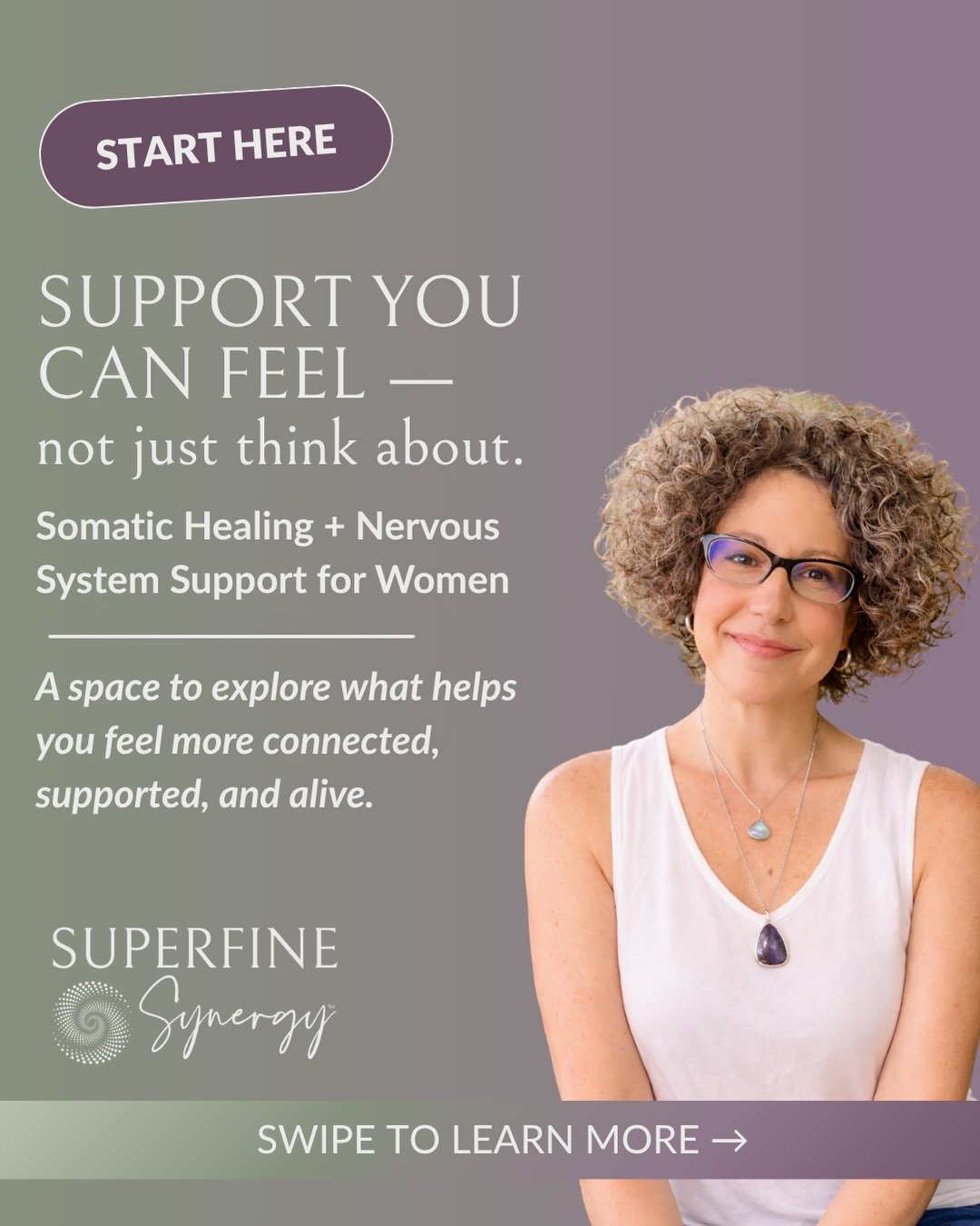 If you&rsquo;re new here, start here 💜

Superfine Synergy was created for women who have done a lot of work to understand themselves &mdash; and are curious about what can happen when the body becomes part of the healing conversation, too.

Maybe yo