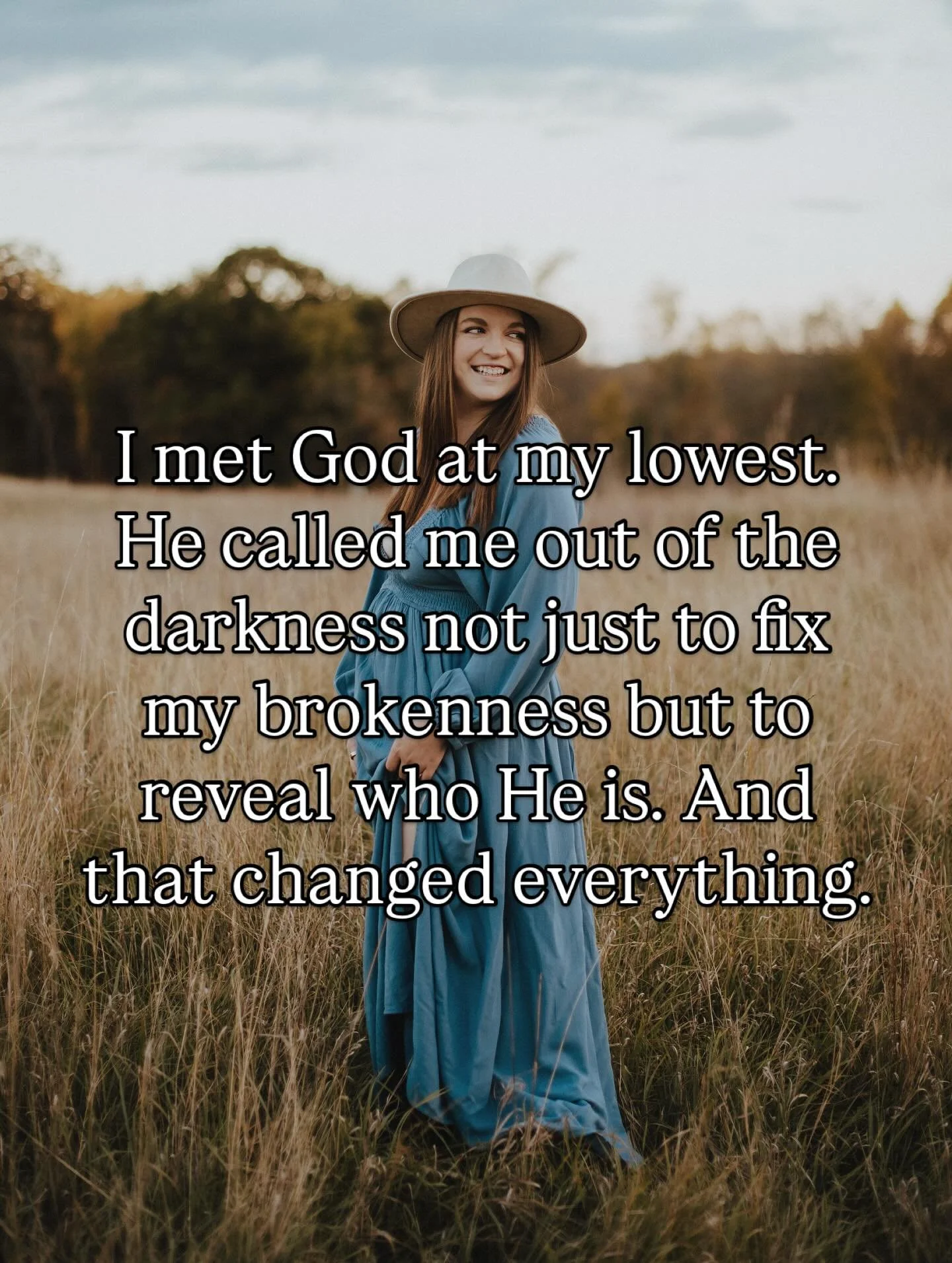 Peace isn&rsquo;t about circumstances, it&rsquo;s about Him. Once I found my identity in Him, everything changed for me. The world can burn around me but my heart can still be at peace, because God. He holds me and my circumstances in His hands, I&rs
