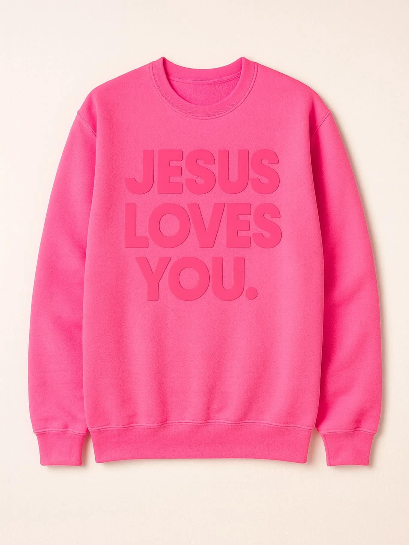 Pretty in Pink. Bold in Jesus. 💗✨
20% off. Link in bio. 

#BeLovedCo #FaithApparel #PinkOnPink #BoldBeliever #ChristianCrewneck #PrayedOverPieces #WearYourFaith
