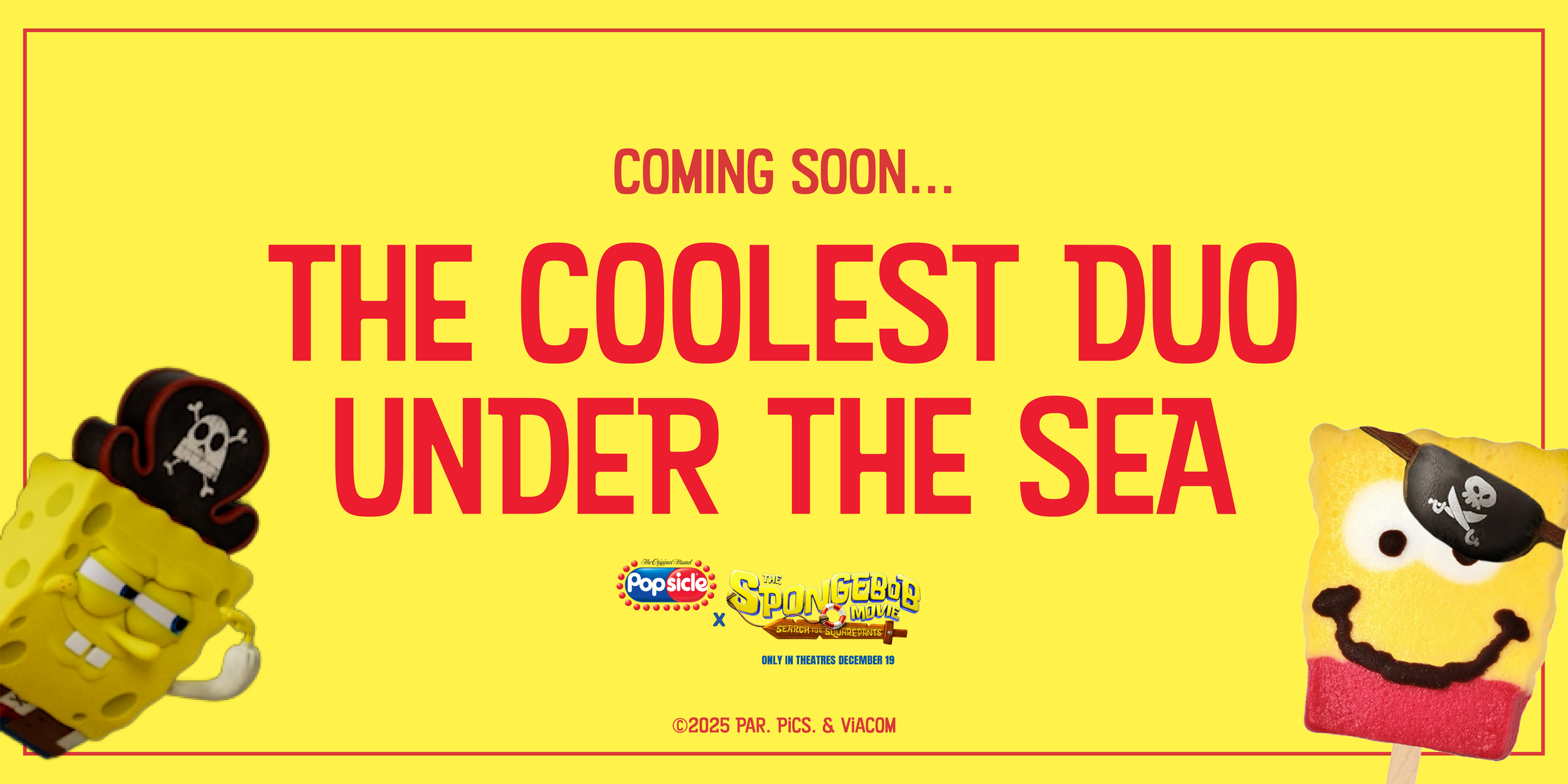 Popsicle X SpongeBob SquarePants Pop-Up&nbsp;