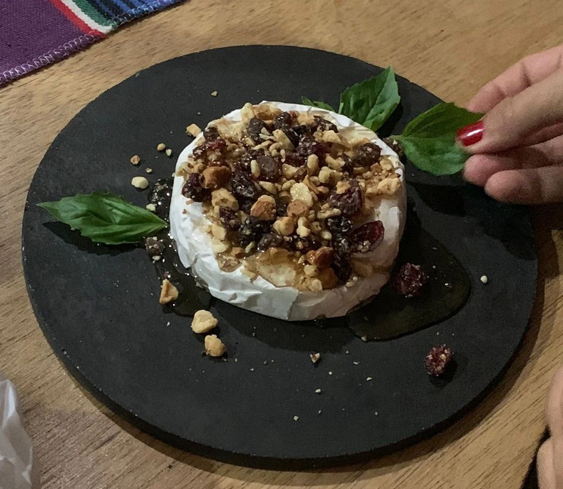 Tapa de queso brie