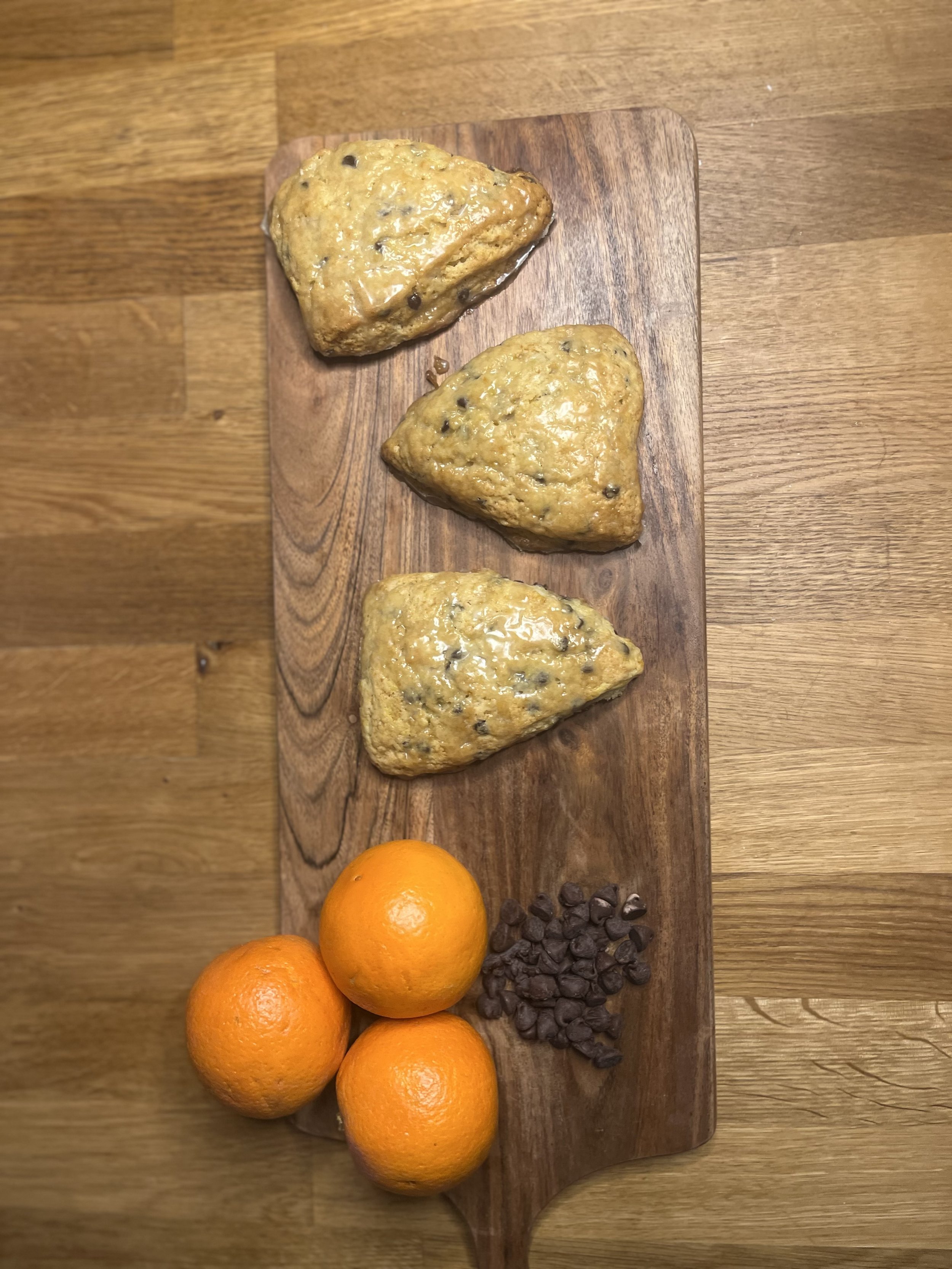 Orange Chocolate Chip Scones