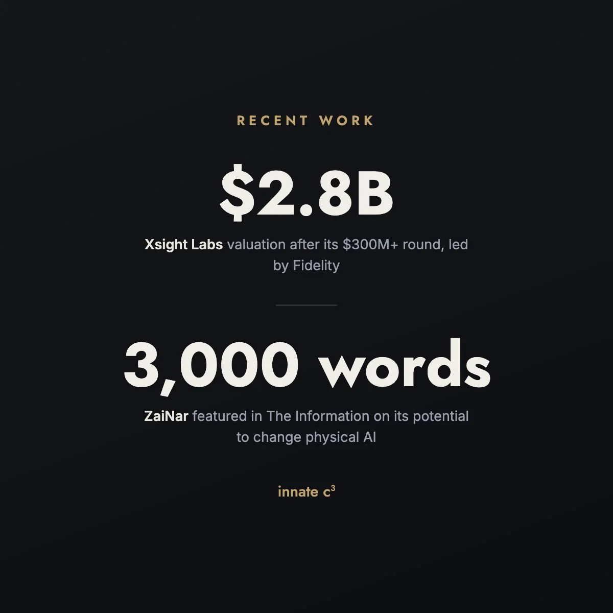 Recent Work: Xsight Labs and ZaiNar
