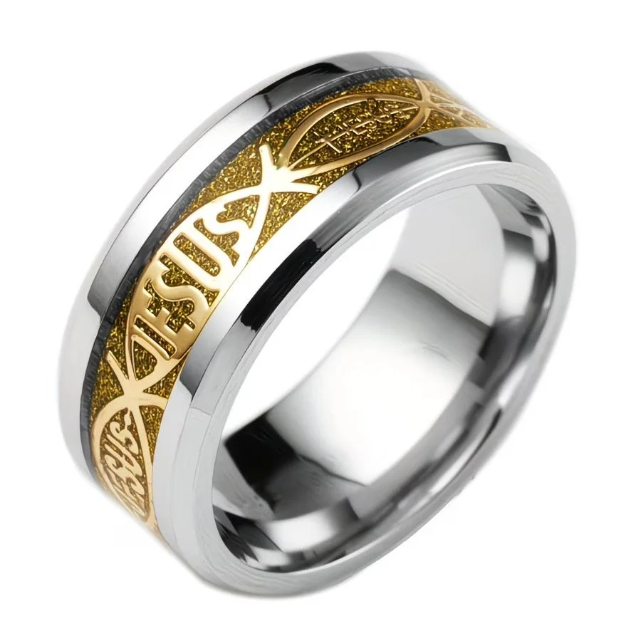 Jesus gold fishing ring Large.jpeg
