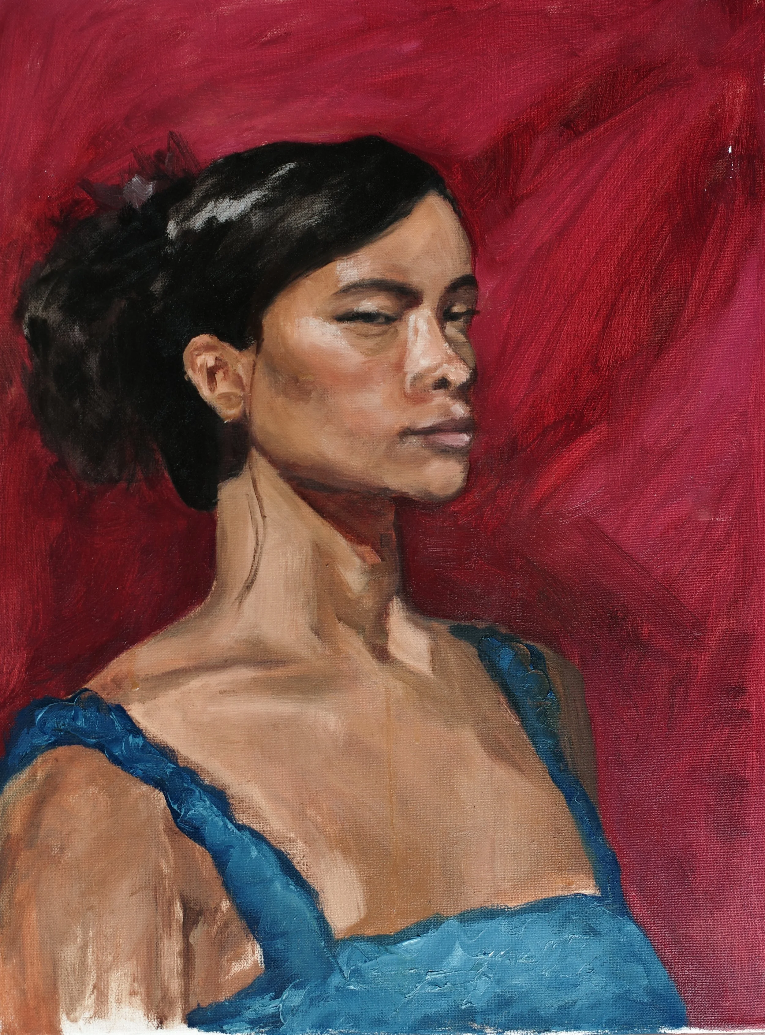 Portrait, 2025, oil on canvas, 24x18"