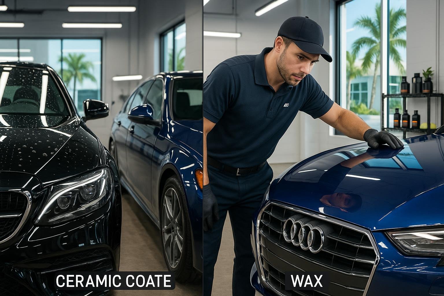 Ceramic Coating vs. Wax: Which Paint Protection is Right for Your Car in Miami?