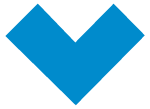 Blue downward-pointing arrow