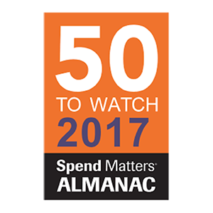 Graphic promoting a 50th birthday watch event in 2017 for Spend Matters Almanac.
