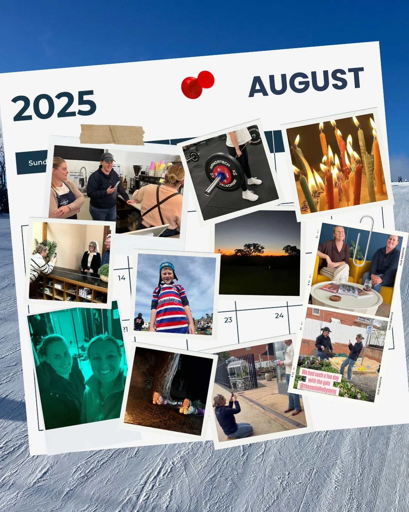 August Dump 🗓️

- 11 onsite content sessions (we clocked those kms 🚗)
- 4 new social media clients joined us
- 2 website builds wrapped + launched
- 2 branding projects delivered 
- Supported a bull sale launch campaign
- Hours and hours editing re