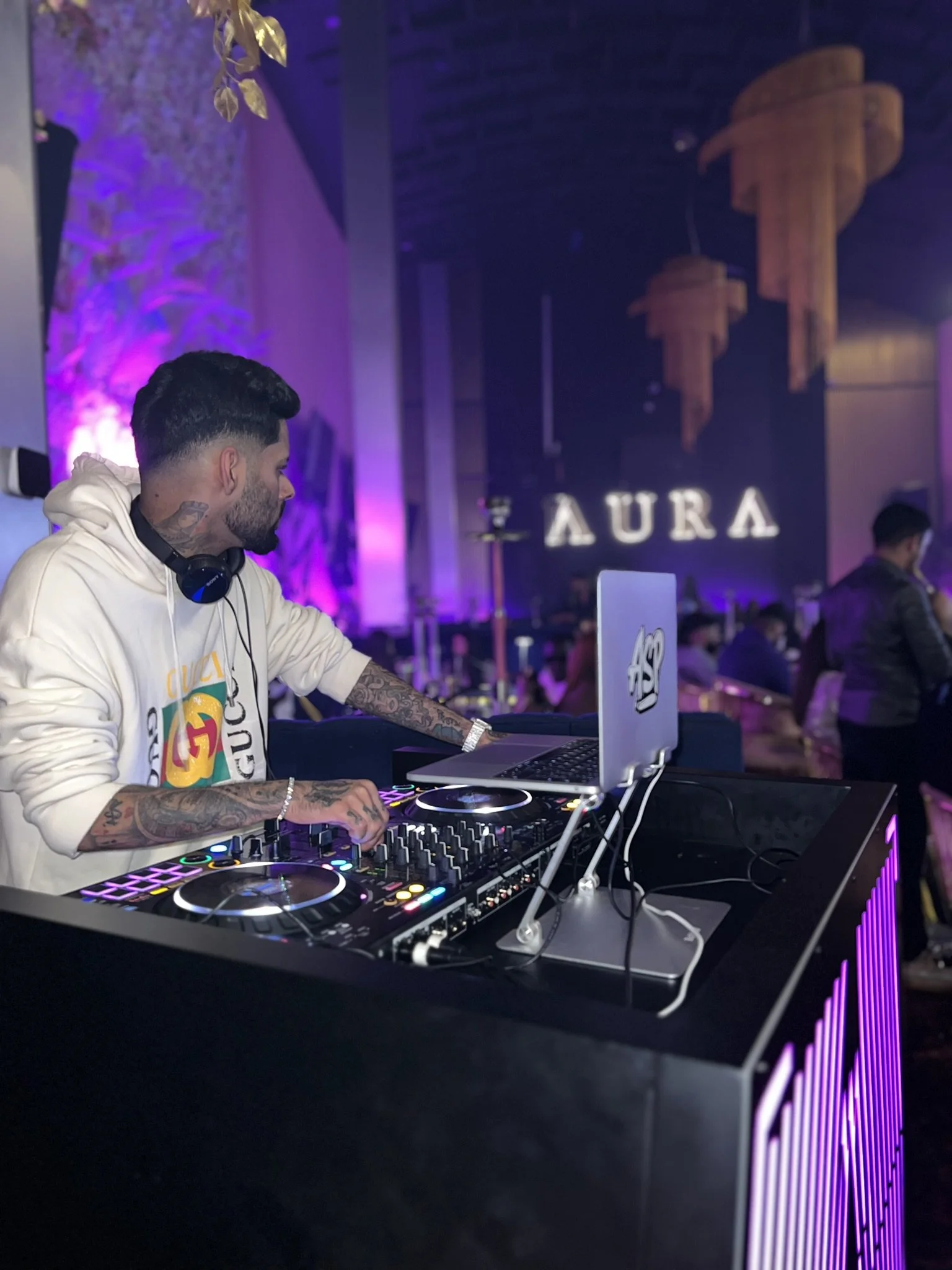 Anish Parmar (DJ ASP), founder of CorpDJs, at Aura Birmingham