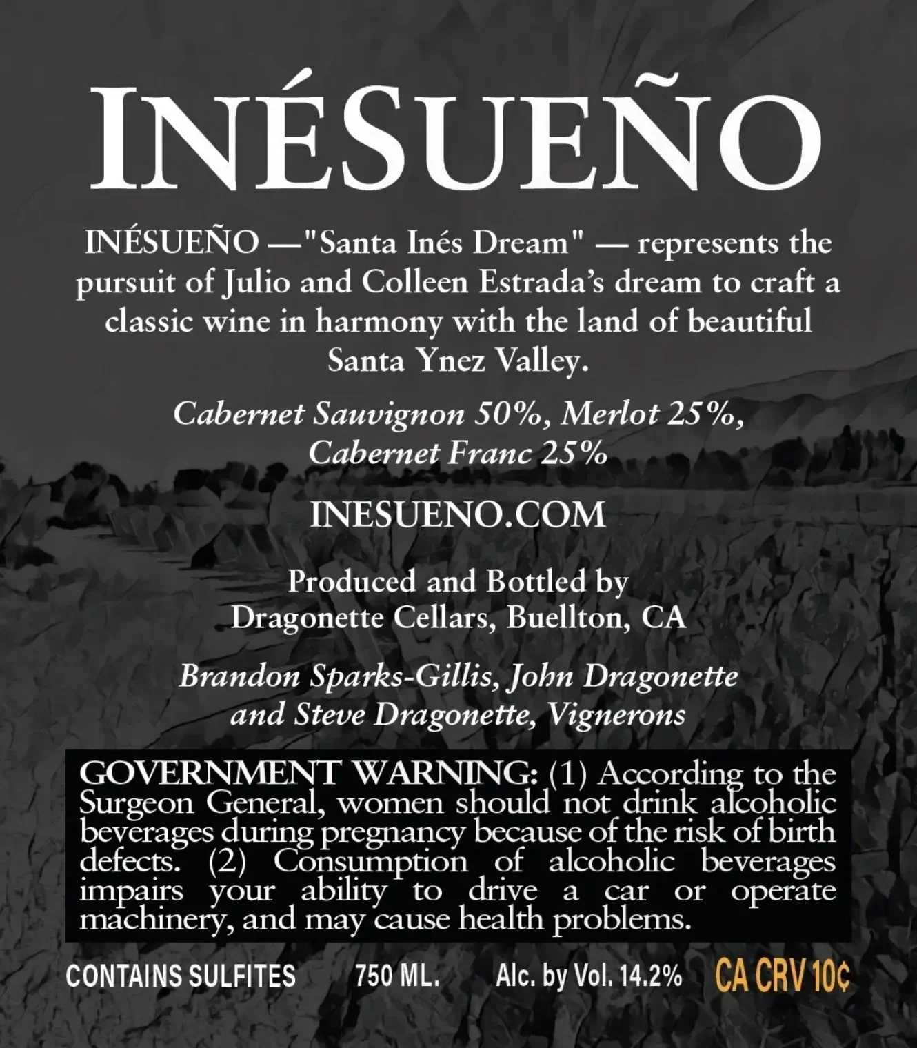 Oso – INÉSUEÑO flagship Bordeaux blend 
