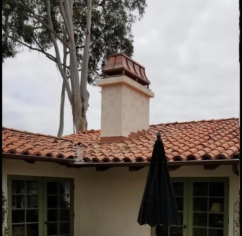 Custom decorative shroud in copper