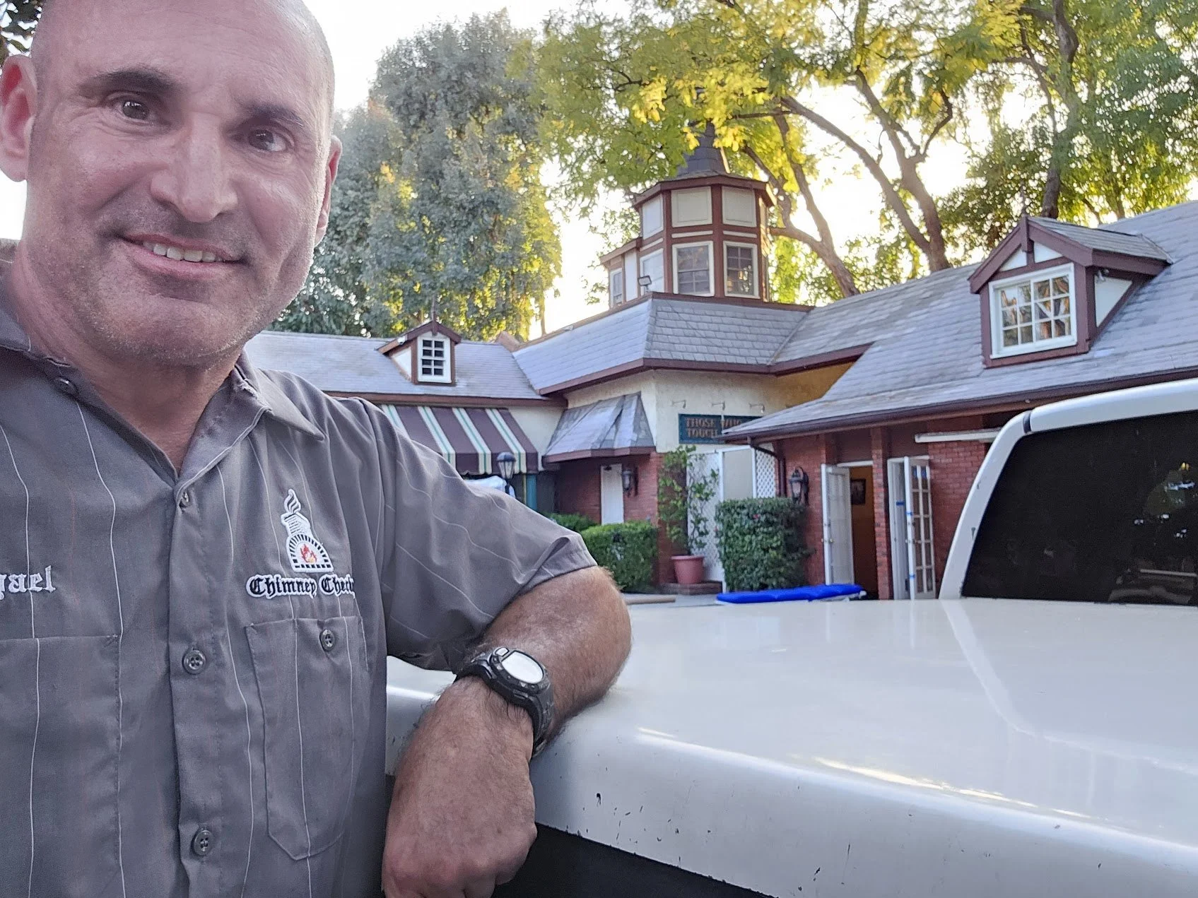 We proudly restored Michael Jackson's chimney