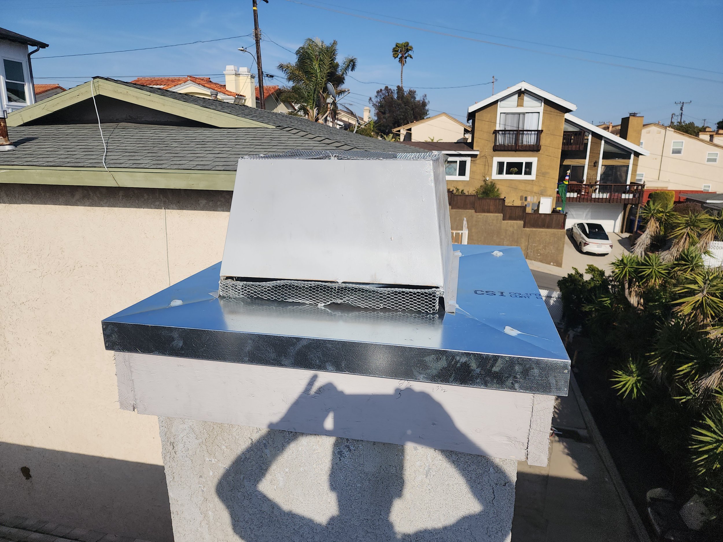 Chase cover with decorative shroud