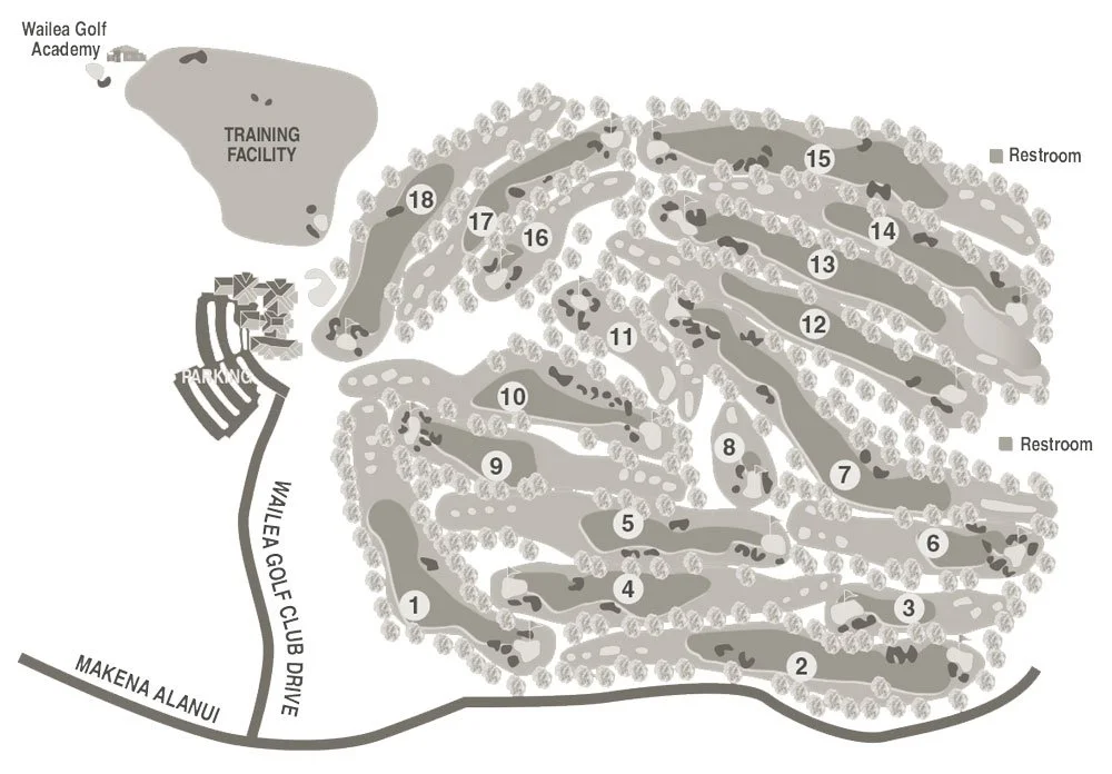 Wailea Golf Course Map