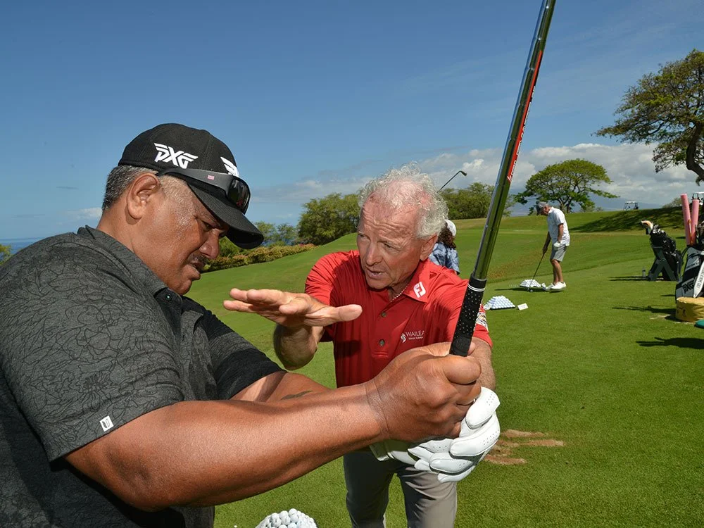 Wailea Golf Academy lesson.