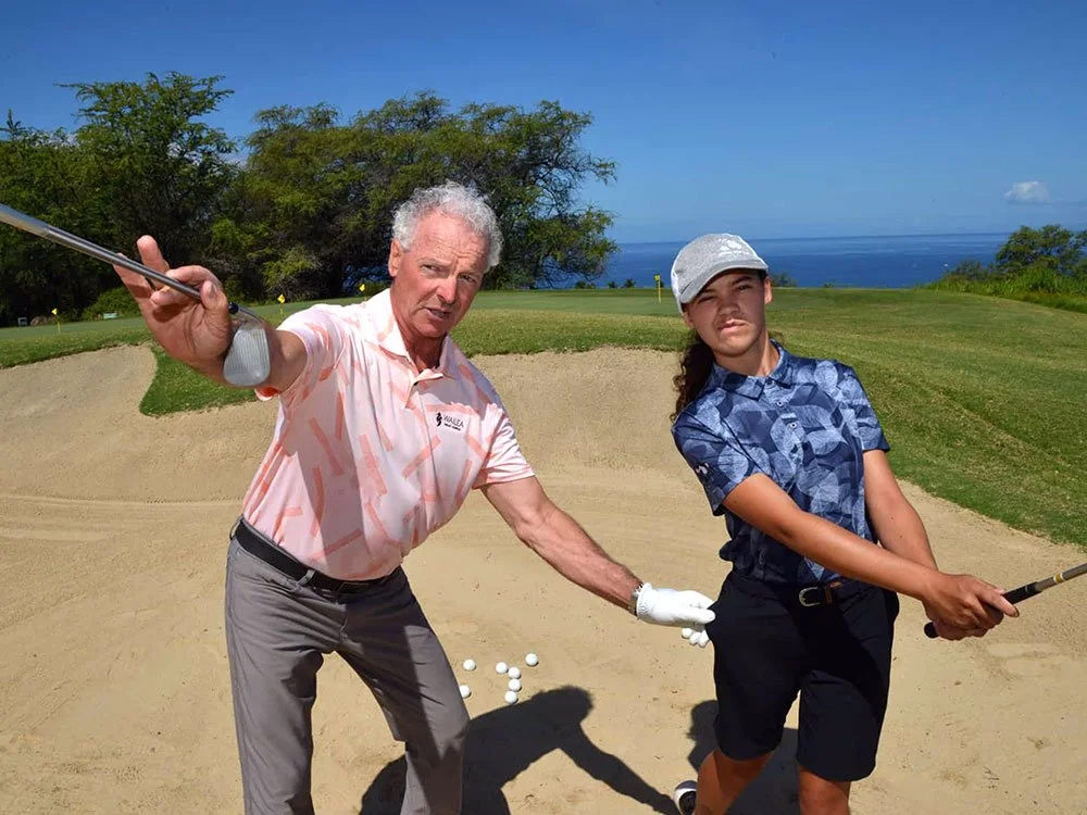 Wailea Golf Academy lesson.