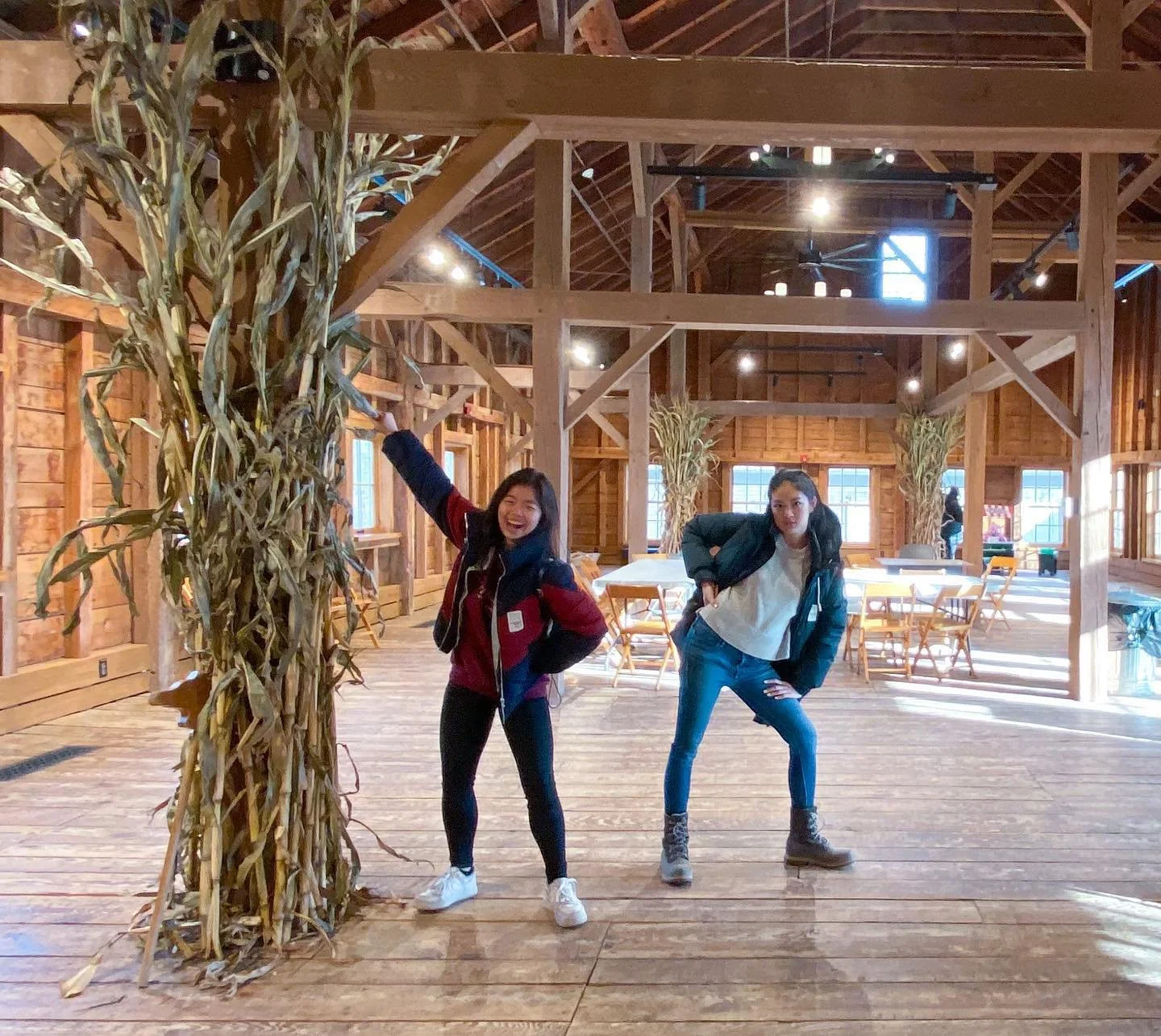 Here&rsquo;s a throwback photo from one of our thanksgiving trips to Vermont together! Listen to our newest episode while you prepare for the holidays and get some inspo for gift shopping. 🍂🎁