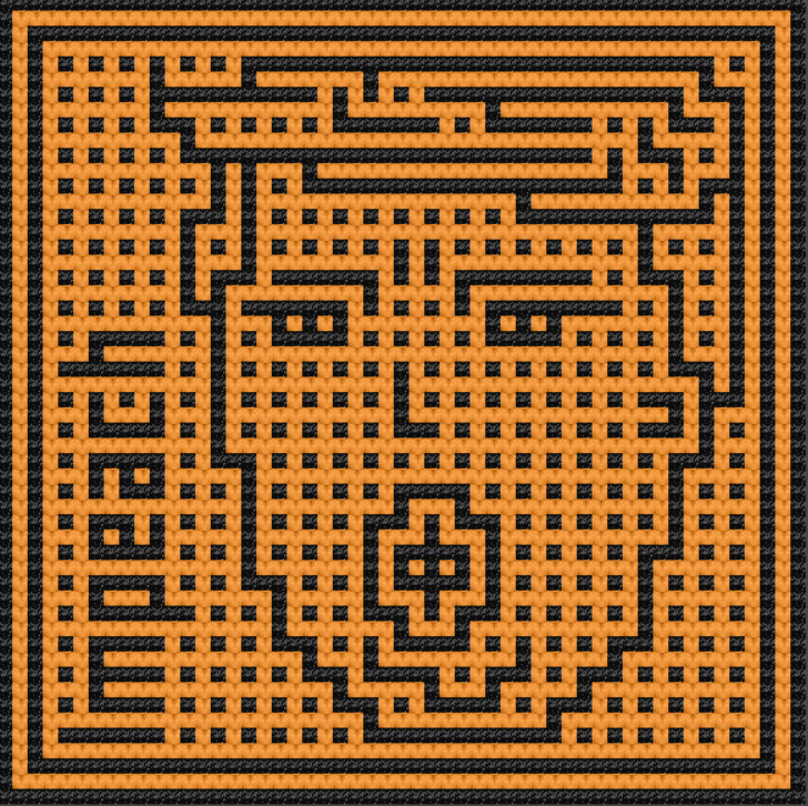 Impeach Trump Interlocking Crochet Square