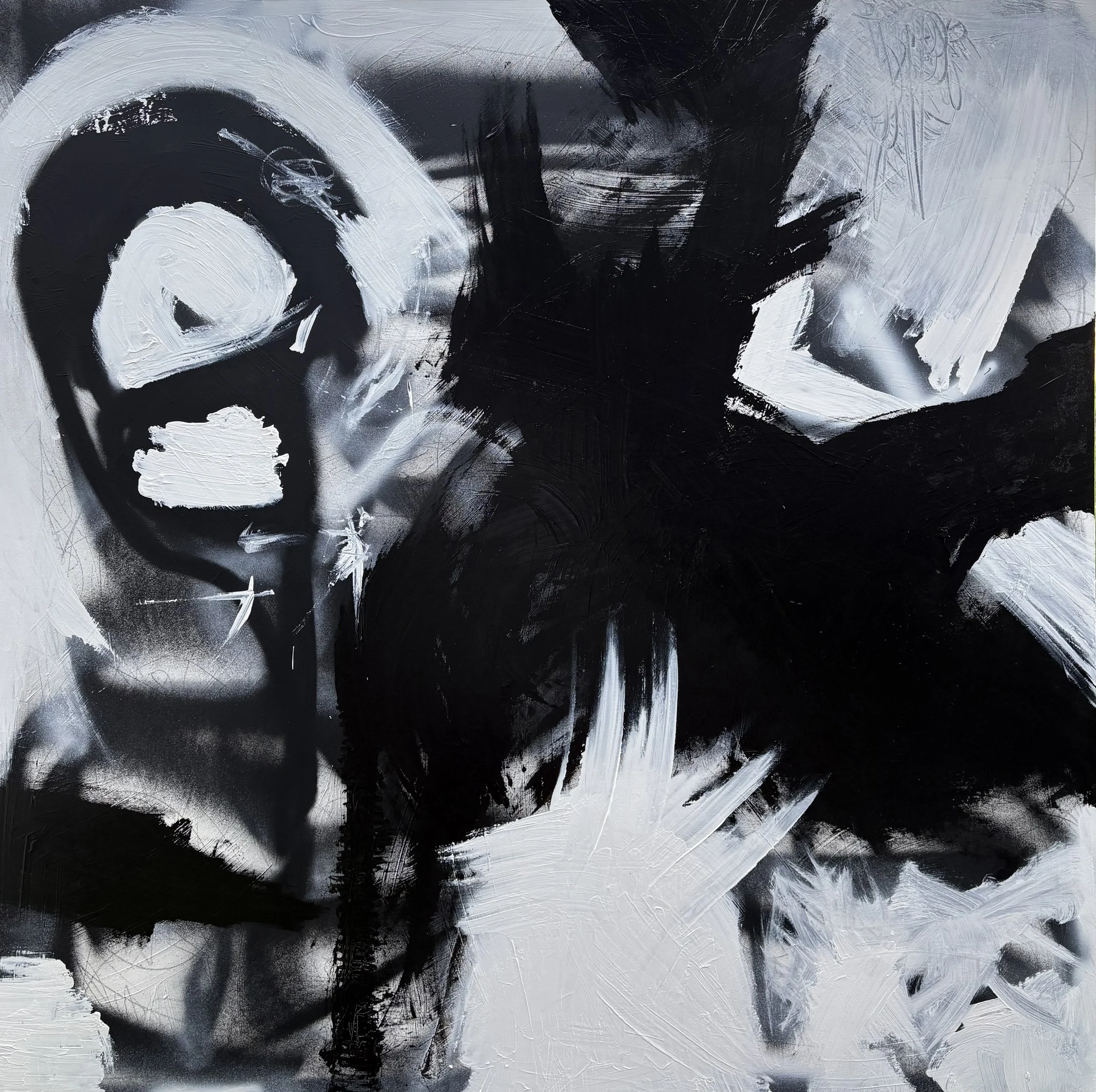 Lighthouse Death Roll 60 x 60 Acrylic