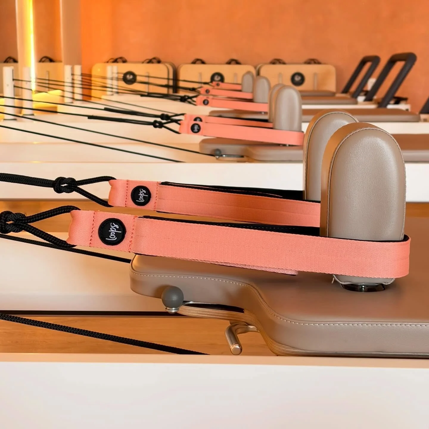 Our members deserve the best, and that's exactly what they're getting! New @reformerloops are here at Peach House and we're obsessed with the matching vibes 🍑