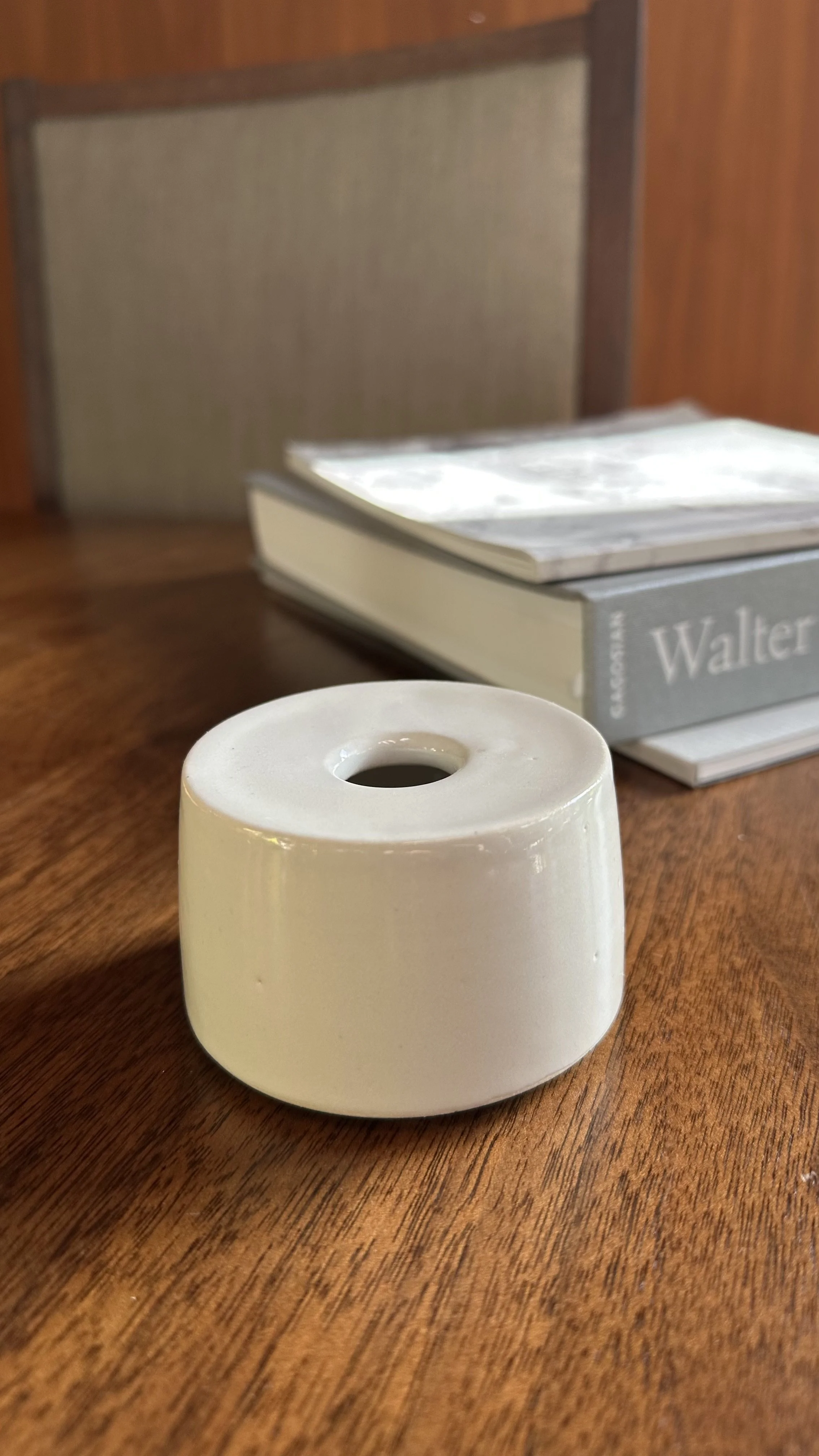 Ivory Donut Vase — No. 1