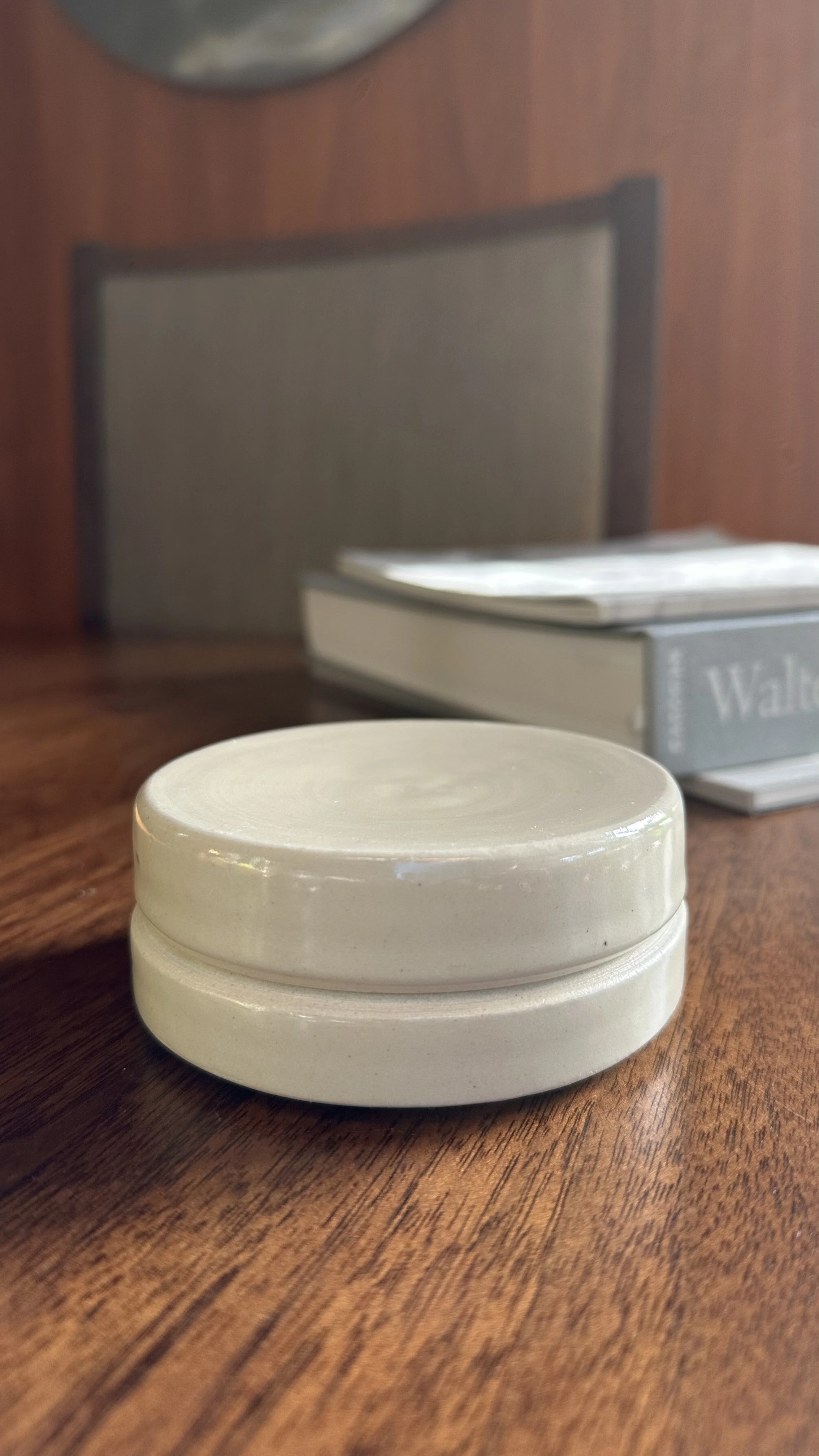 Ivory Lidded Box — No. 5 (Low)