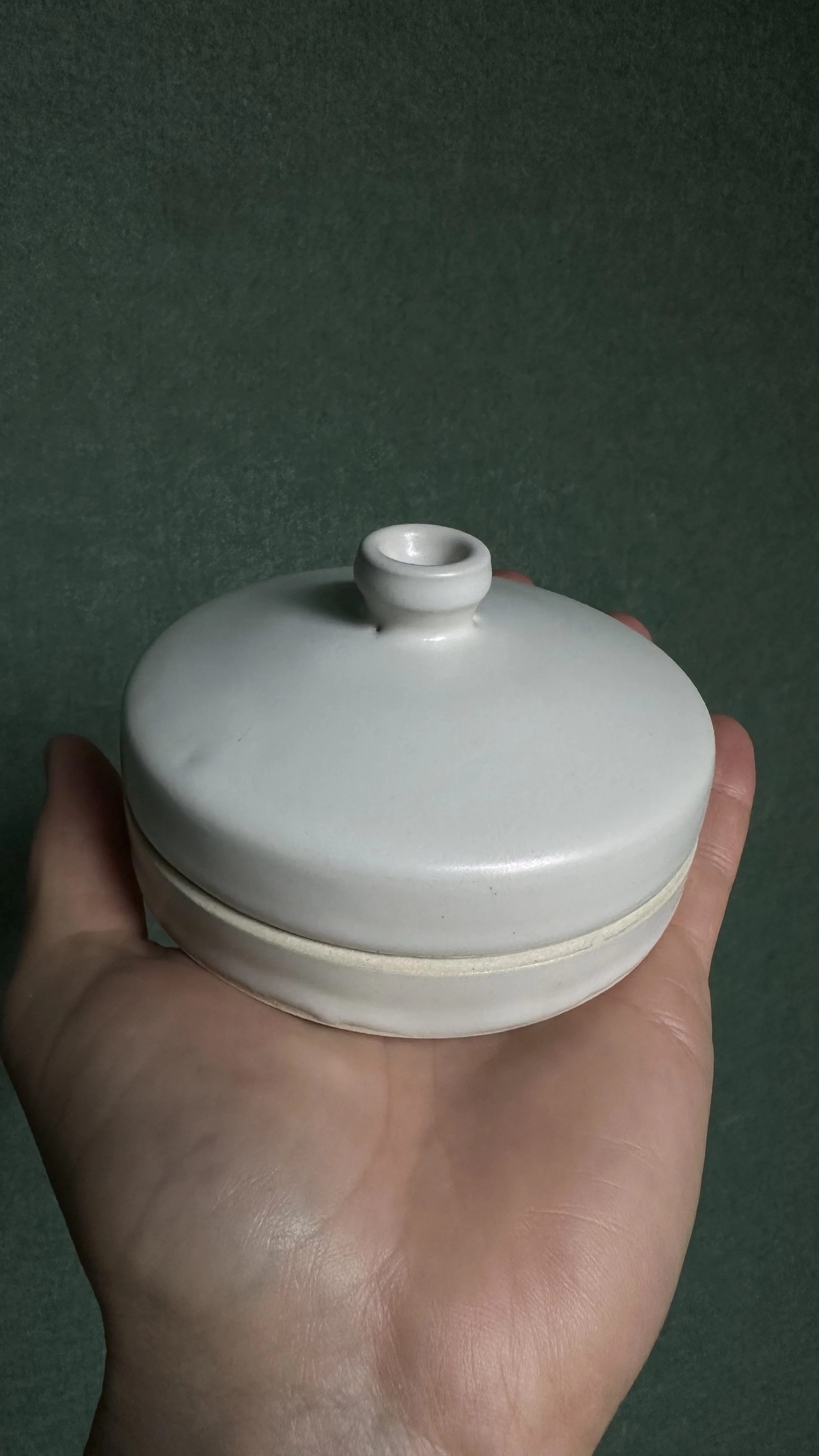 Ivory Lidded Vessel — No. 2