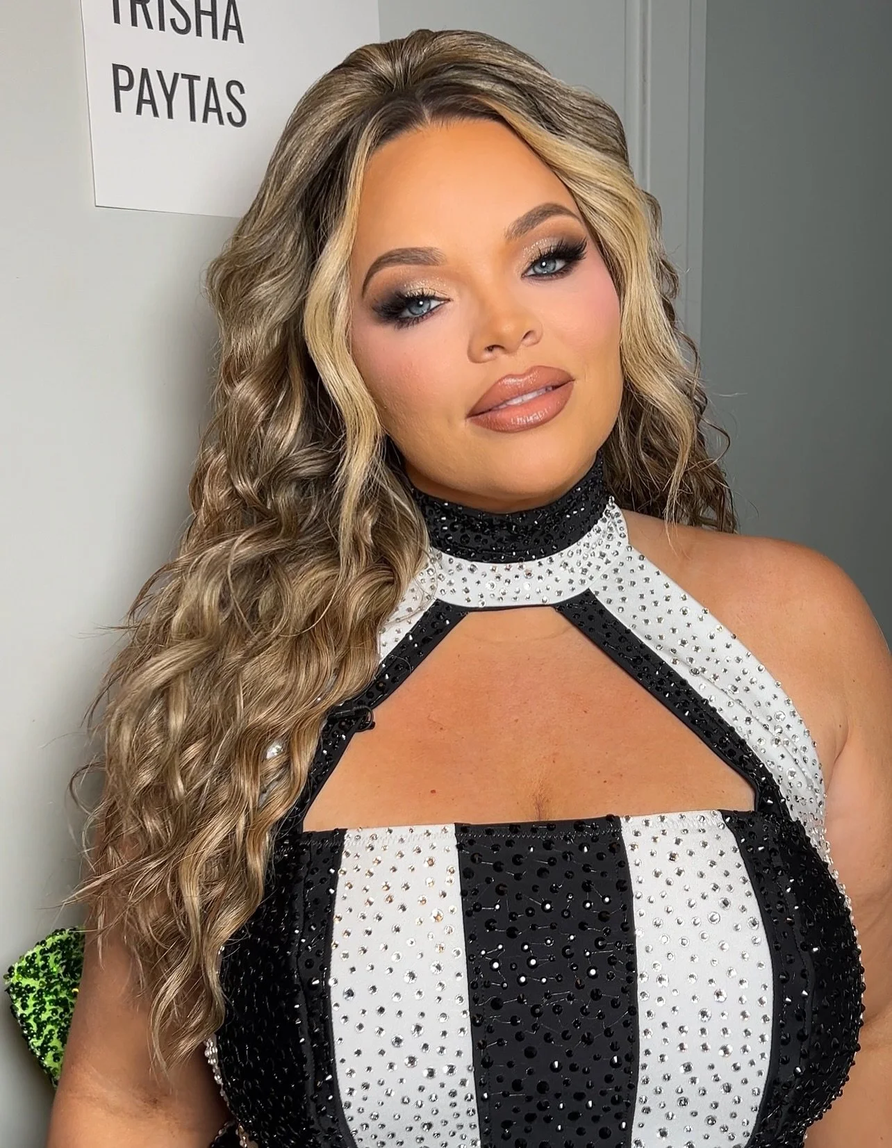 glam on @trishapaytas for @bravowwhl makeup by @glossipgirl hair by @mr.avistyles