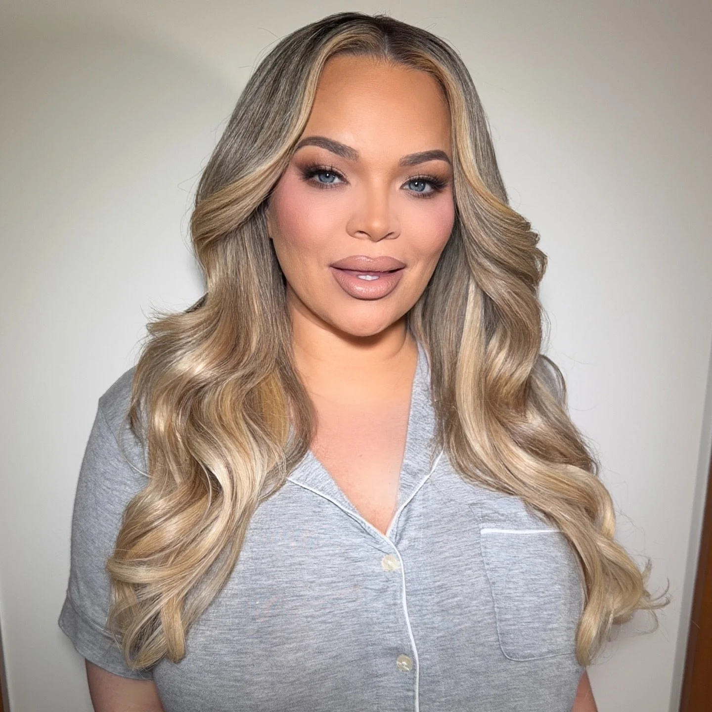 early morning glam on @trishapaytas x @glossipgirl x @mr.avistyles