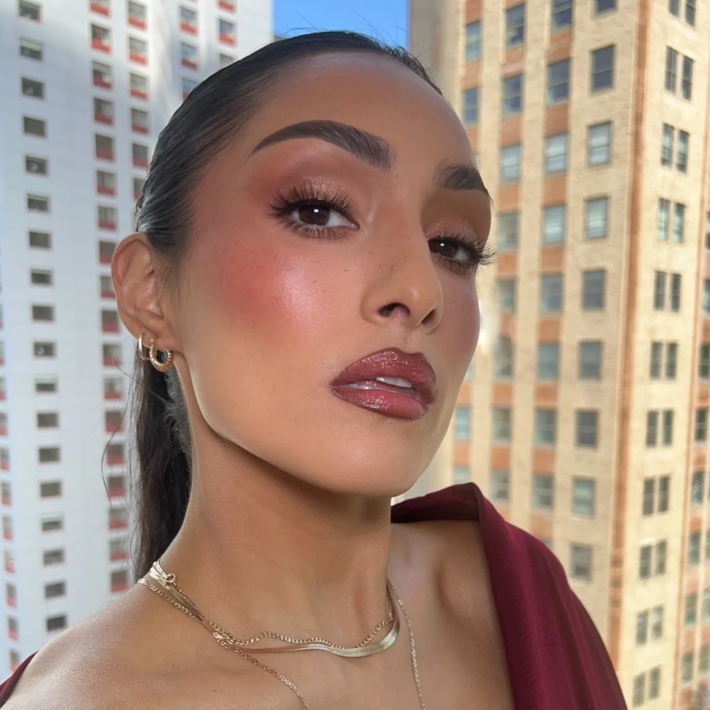 a @patricktabeauty moment on my muse @sophia.vallejos