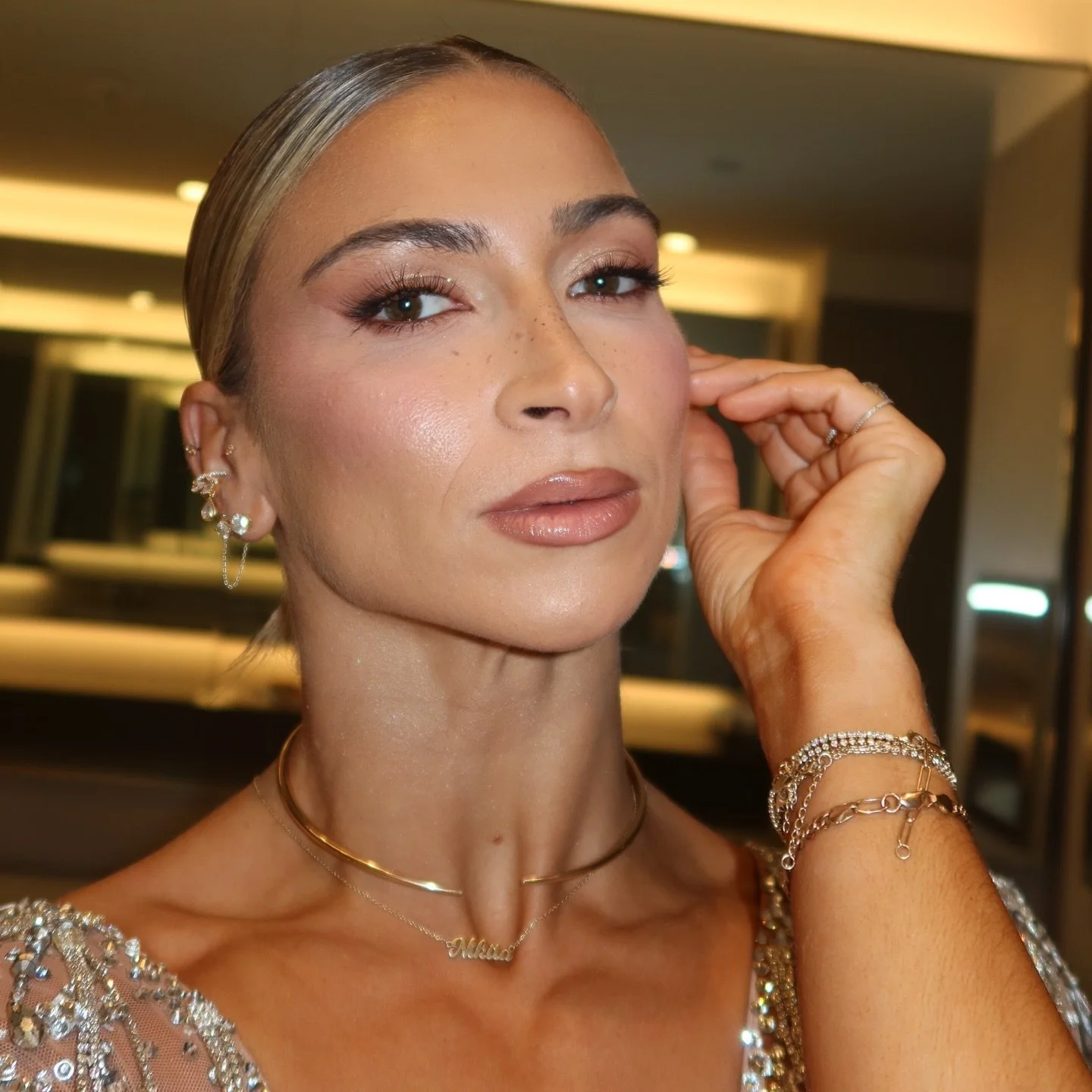 angel baby @daniellakaragach 🤍 #glossipgirl