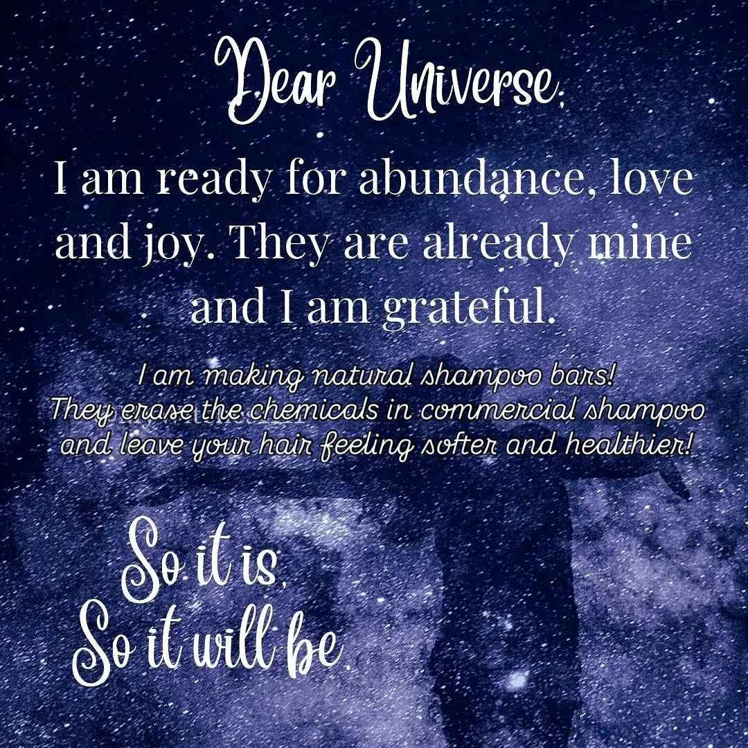 Shampoo Bars made with infused oils and butters. They leave your hair soft and full of body.