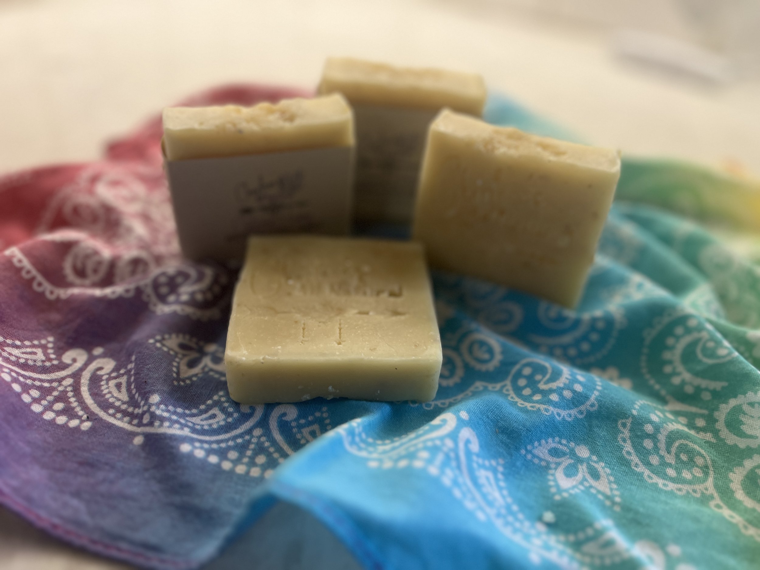 Oatmeal Honey Handmade Soap, exfoliating, clensing moisturizing