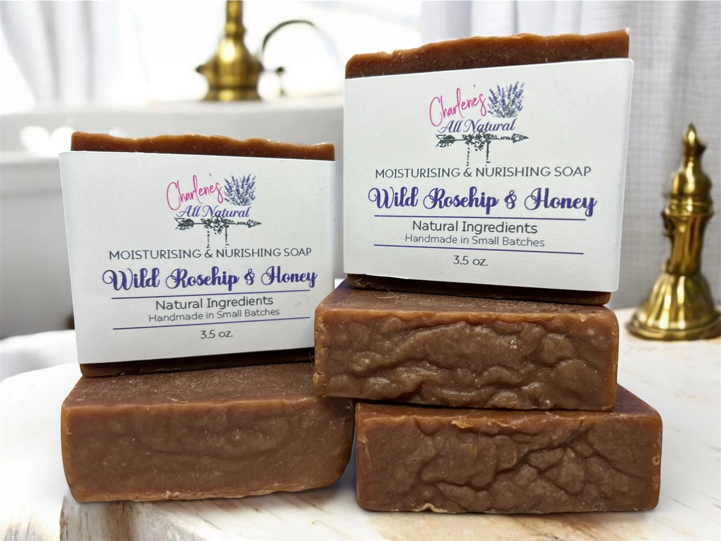 Wild Rosehips & Honey Soap