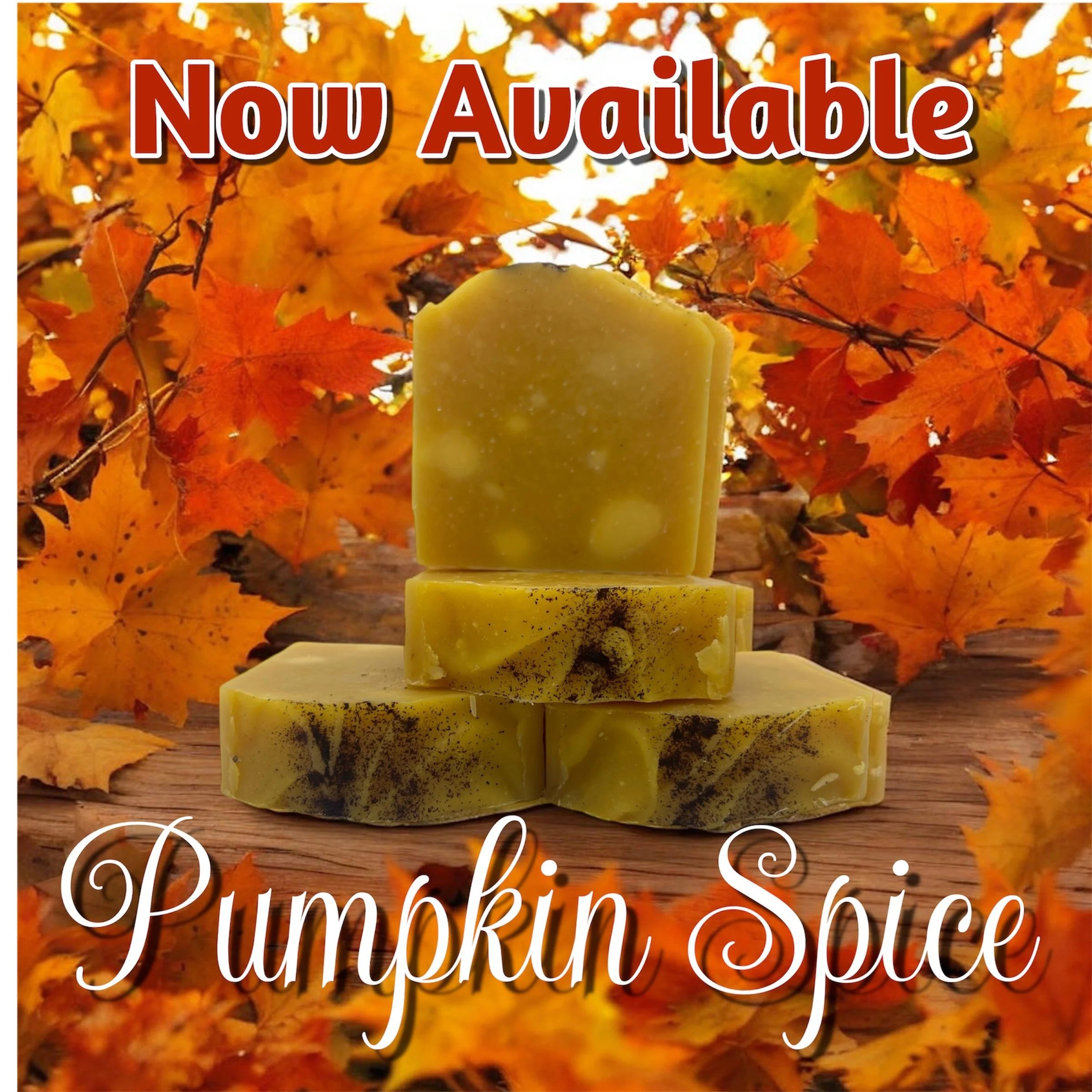 Now Availale Pumpkin Spice Hand Made Soap