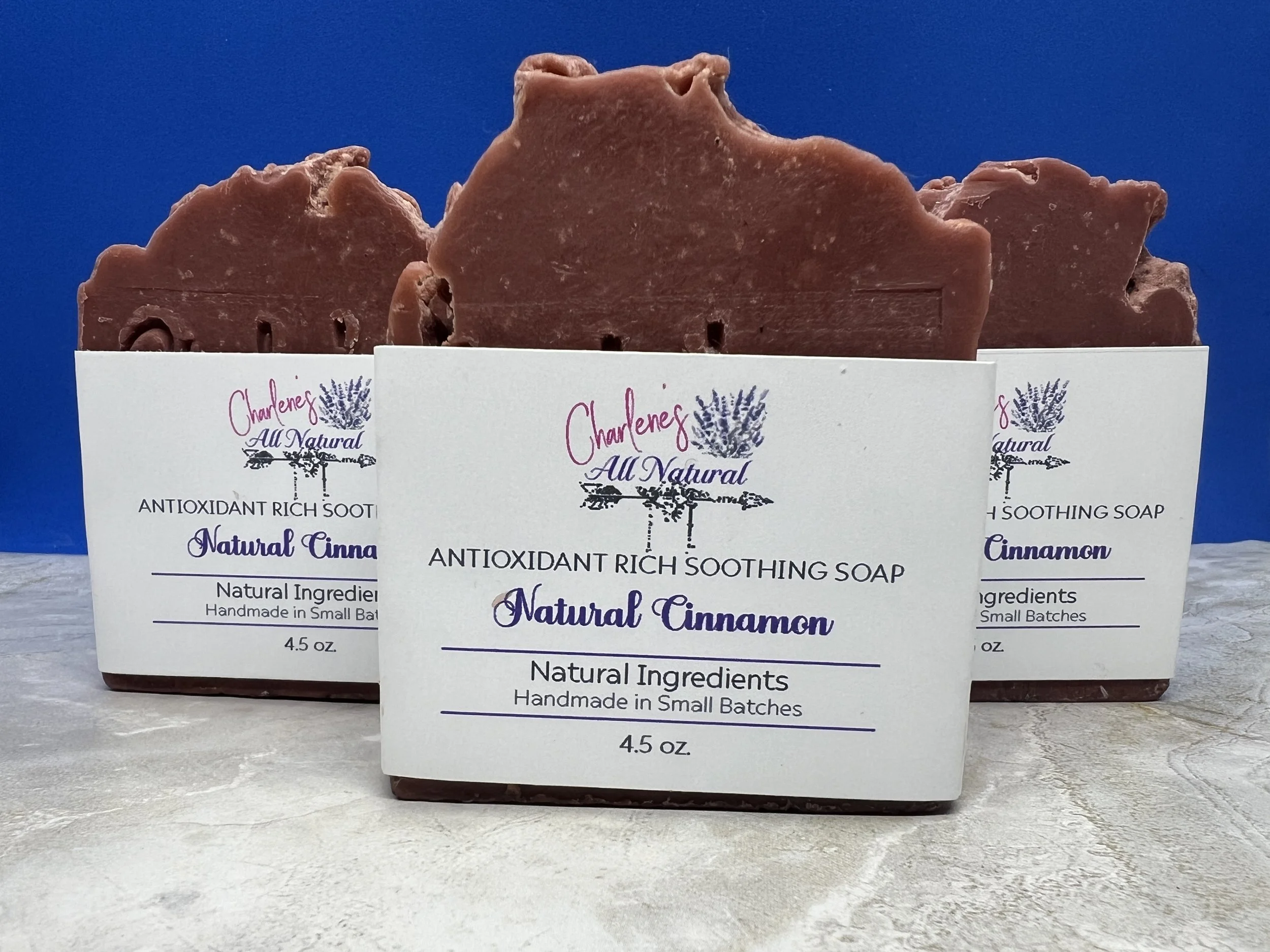 Natural Cinnamon soap set brand.jpeg