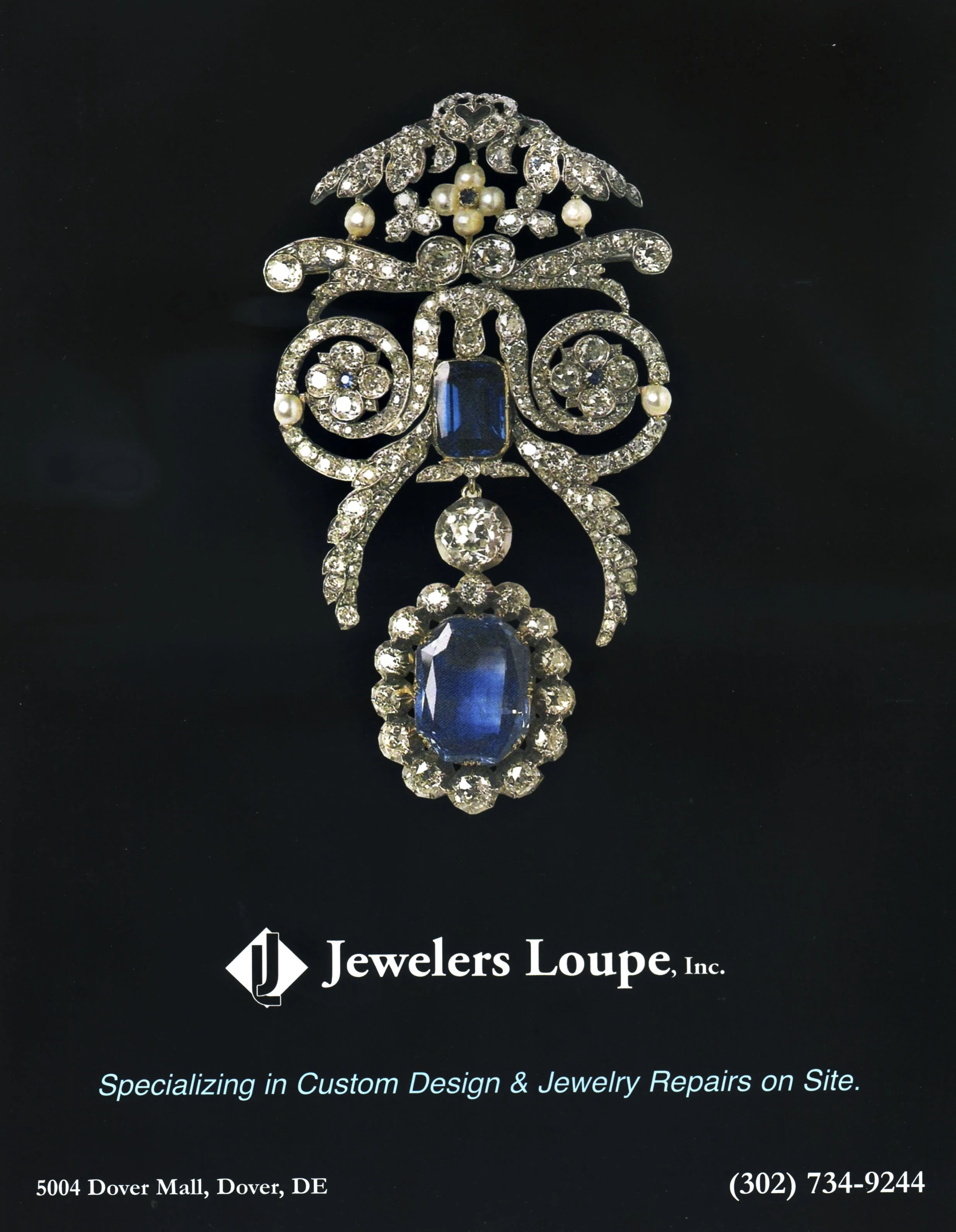 A jewelry ad I designed for a magazine.