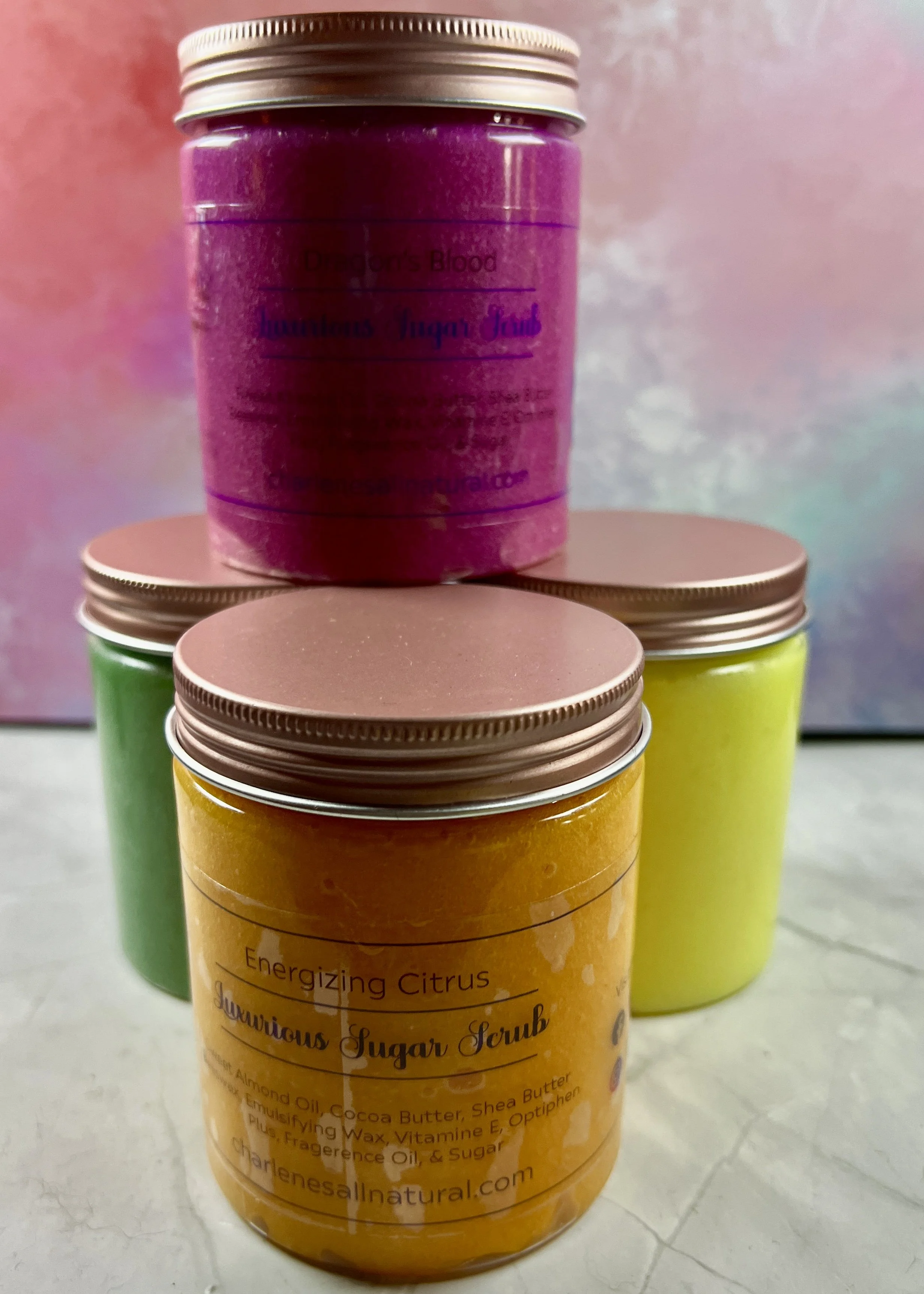Super foaming sugar scrubs that leave your skin smooth and moisturized.