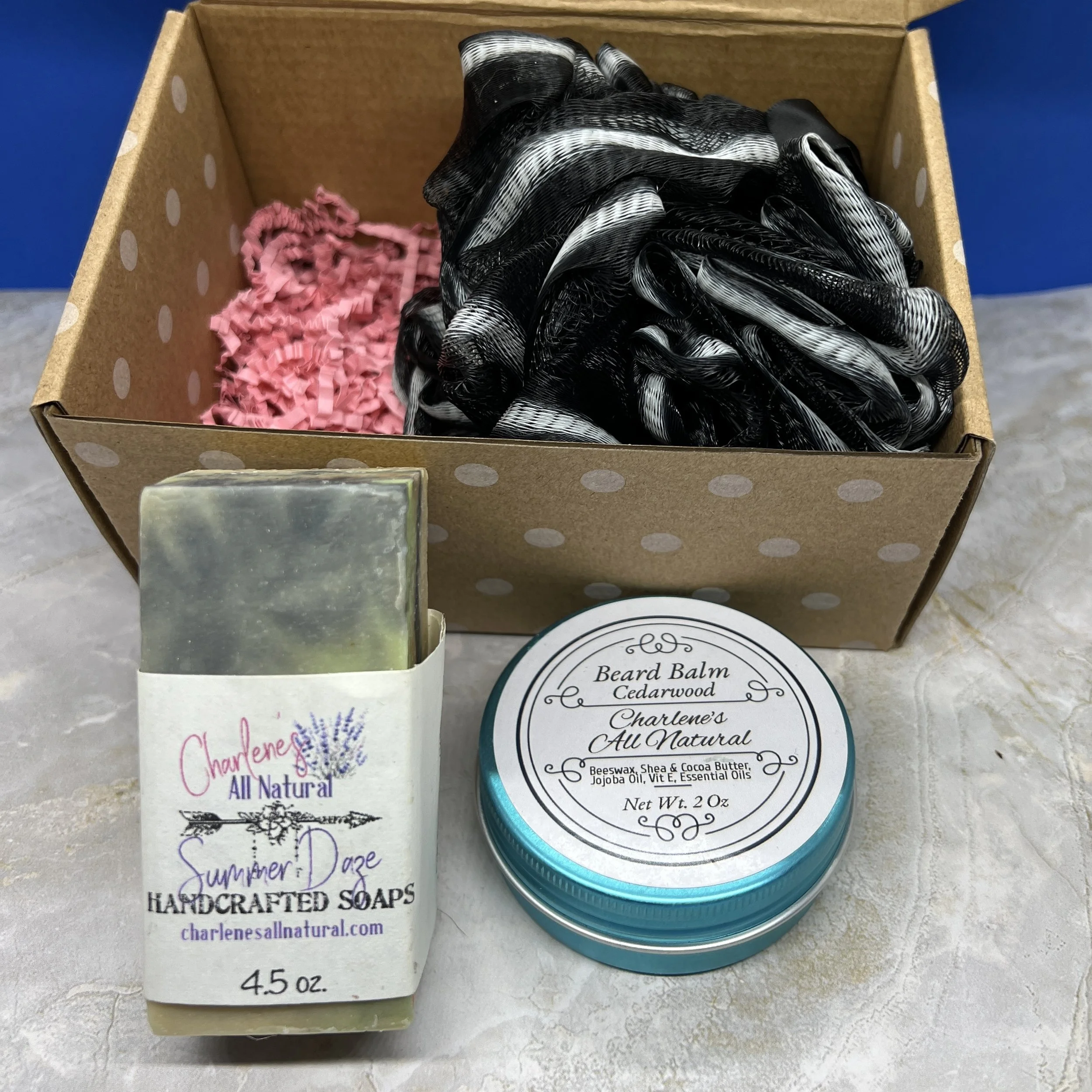 Gift Box-Artisan-soap-beard-balm-summer-daze-soap-scruncgie contents.jpeg