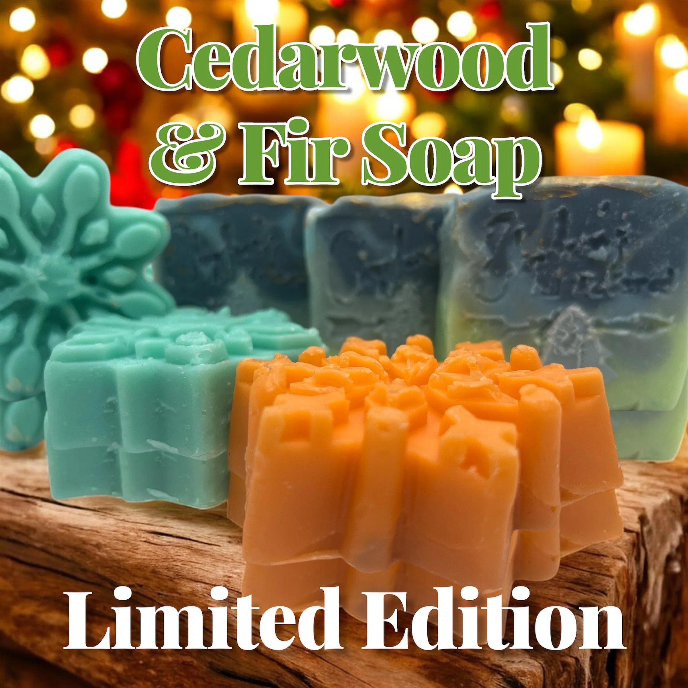 Cedarwood & Fir Handmade Soap - Limited Edition