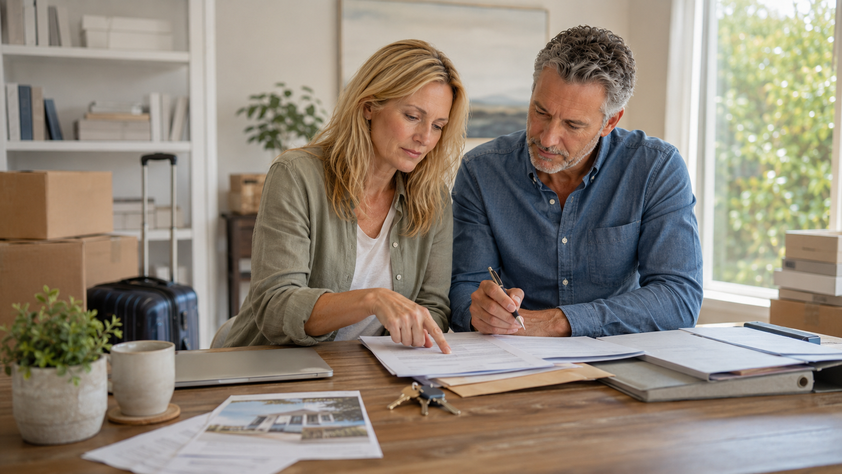 What happens to community property when you move to North Carolina?