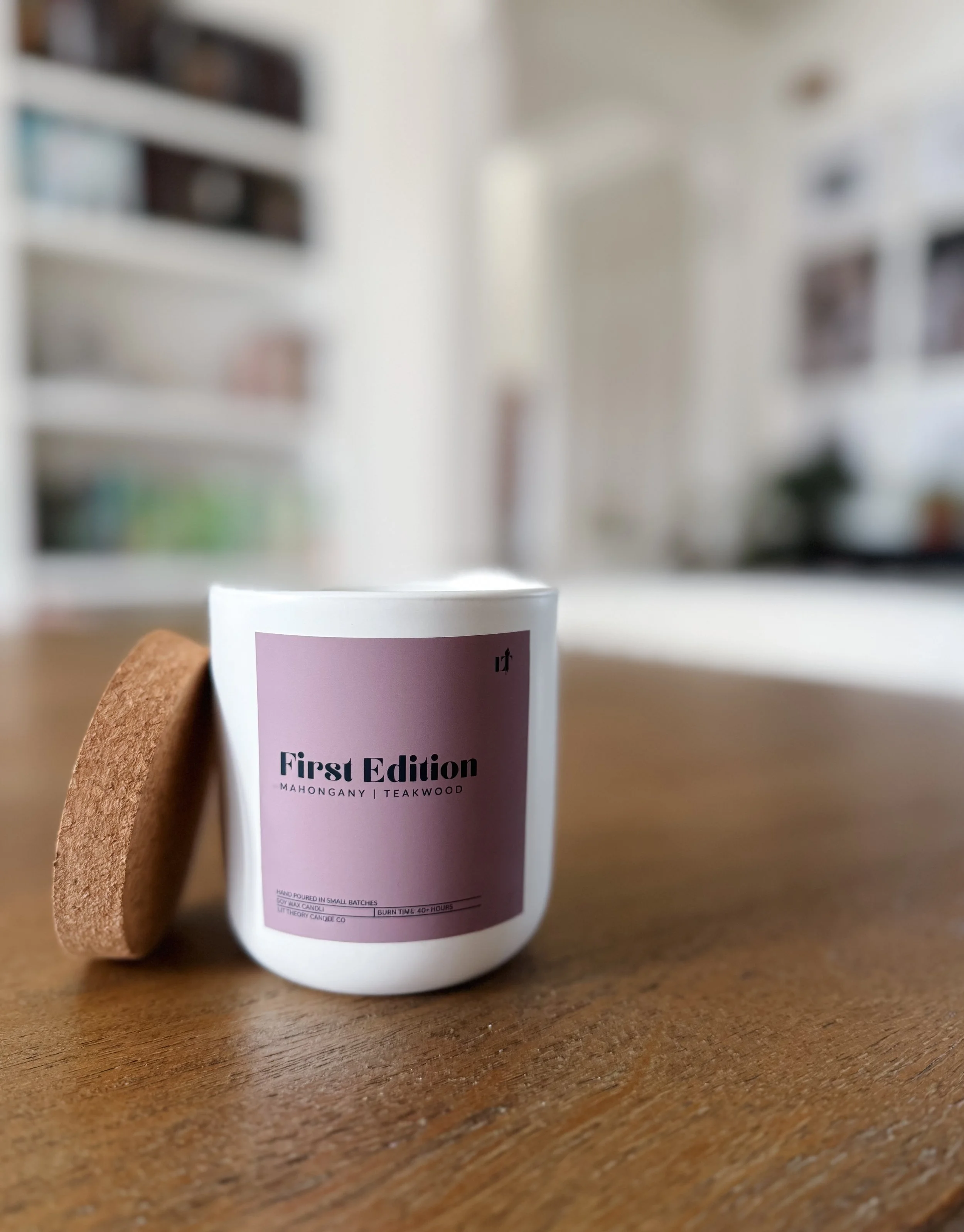 11oz White Ceramic Jar Candle