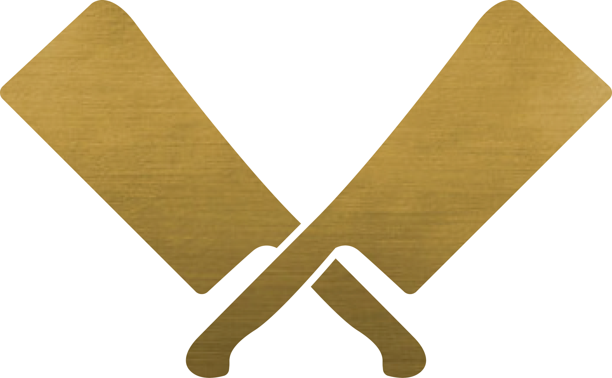 Close-up of a gold-colored aircraft seat with white armrests, viewed from the side.